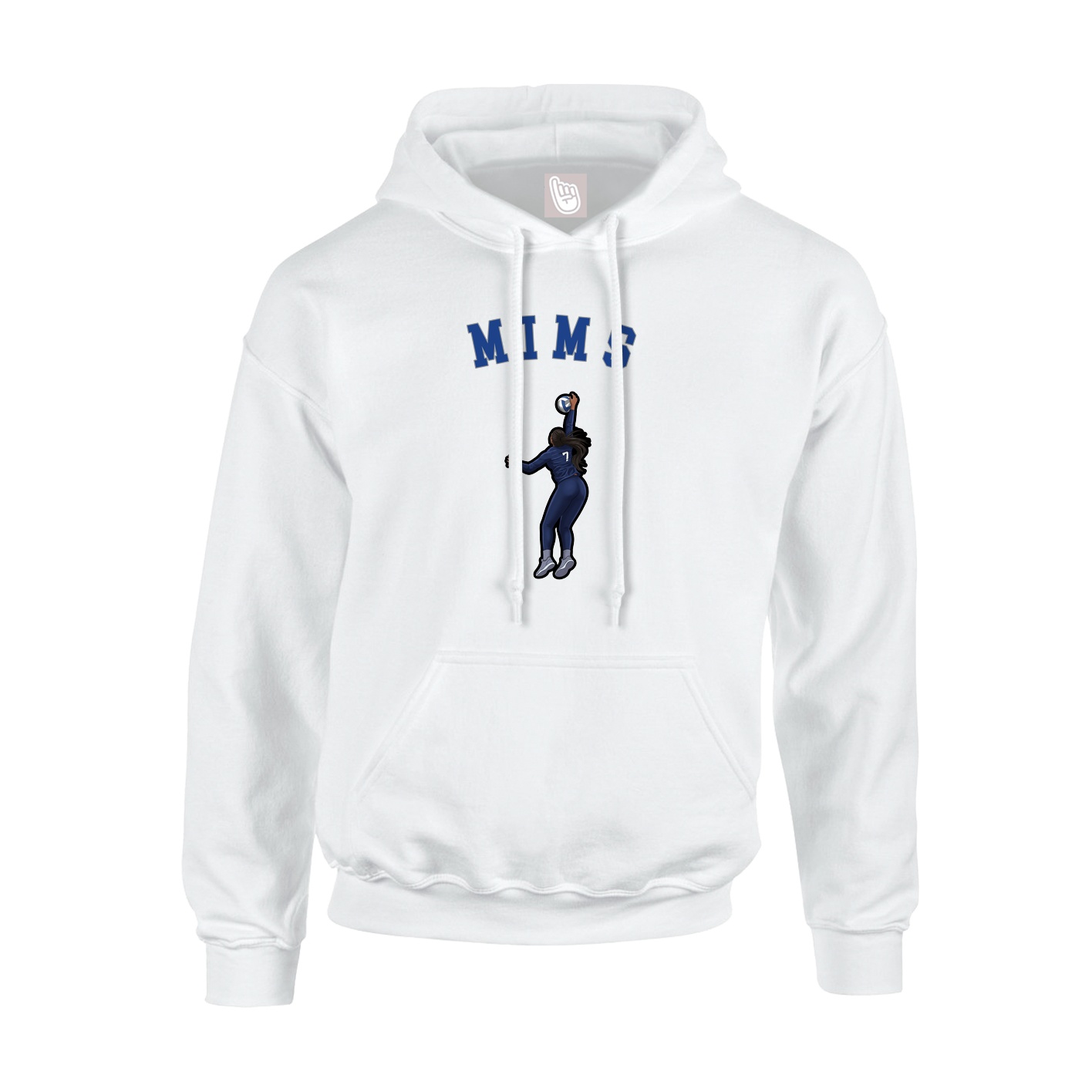 Hoodie — Shirsey Arch in White