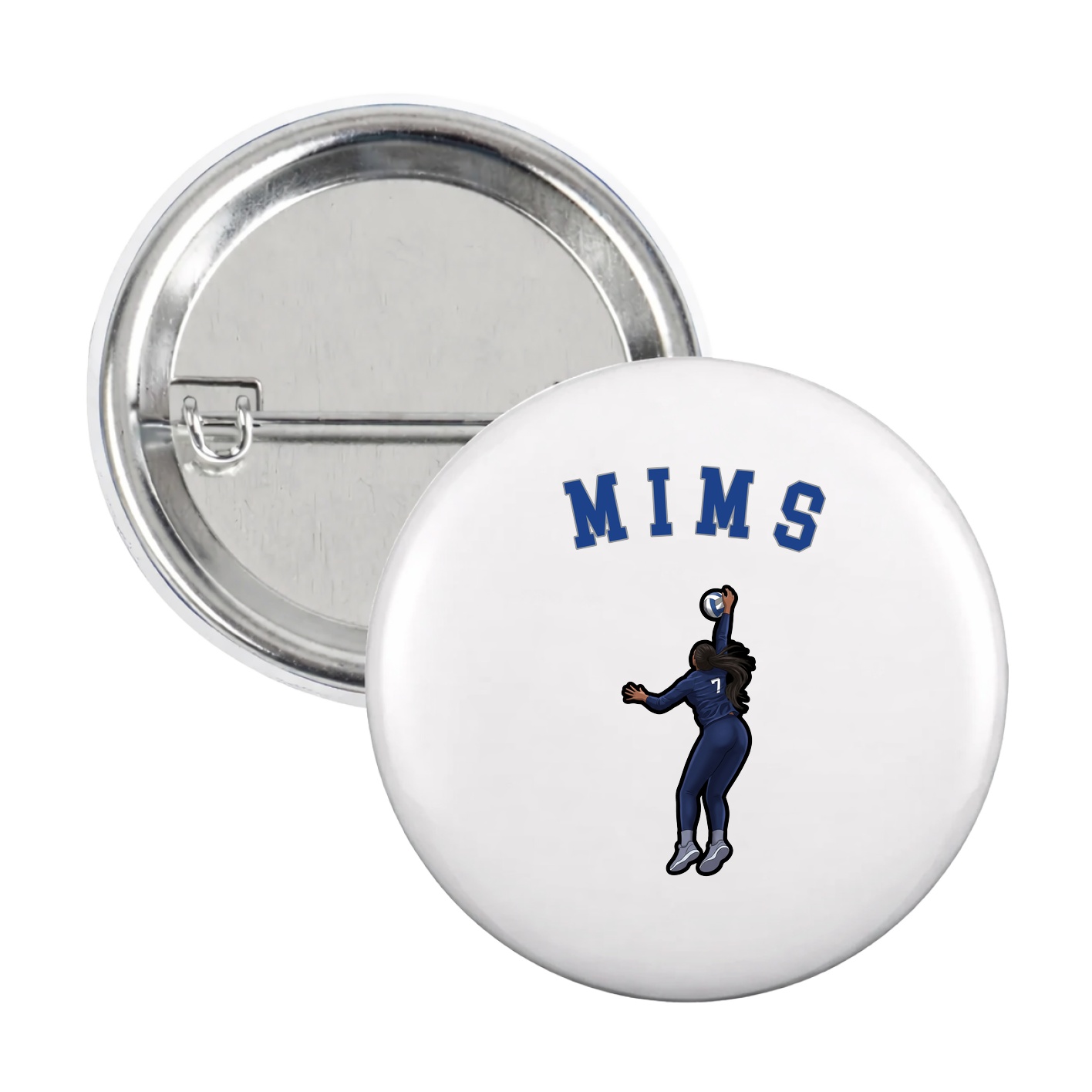 Game Day Button — Shirsey Arch in White