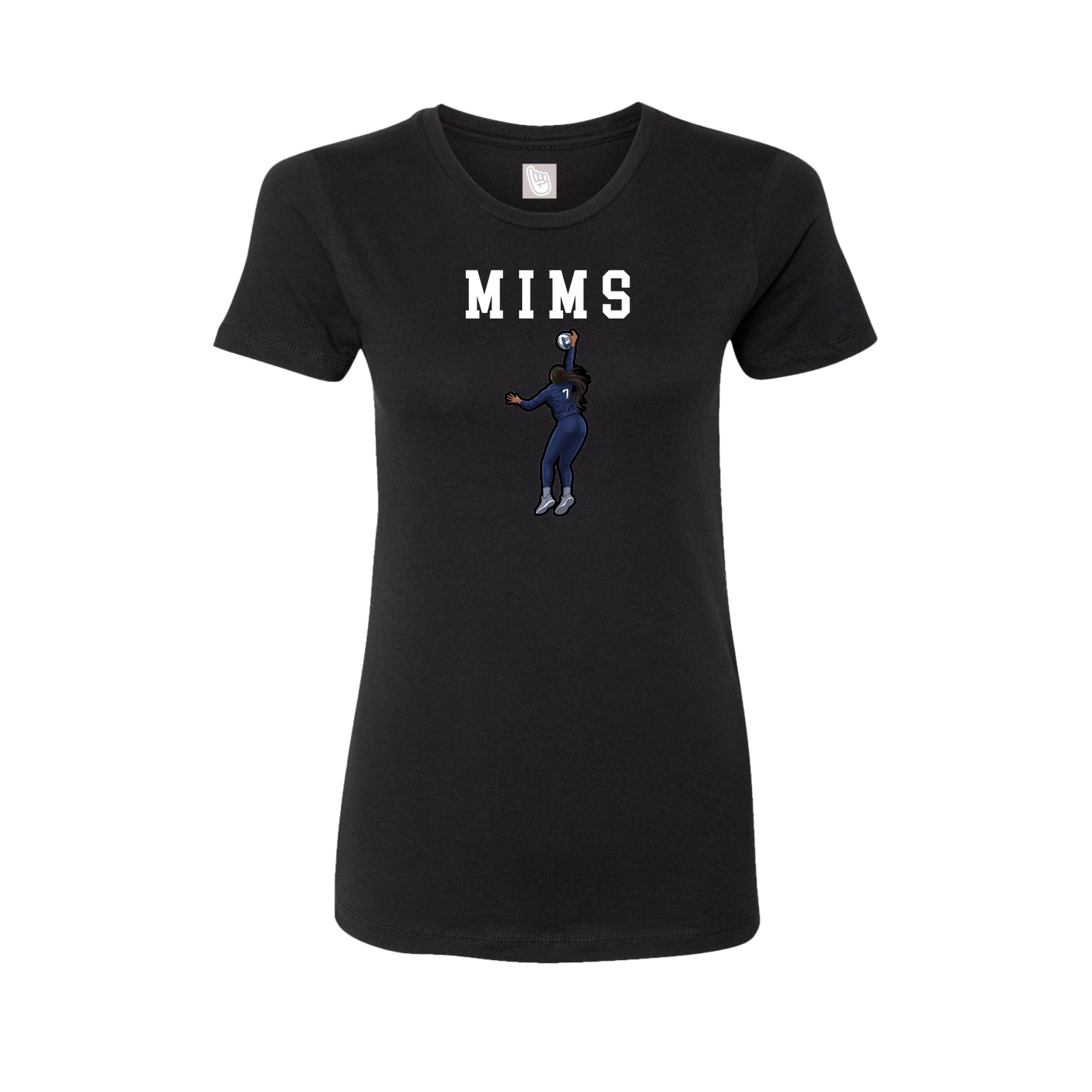 Fitted Women's Tee — Shirsey in Black