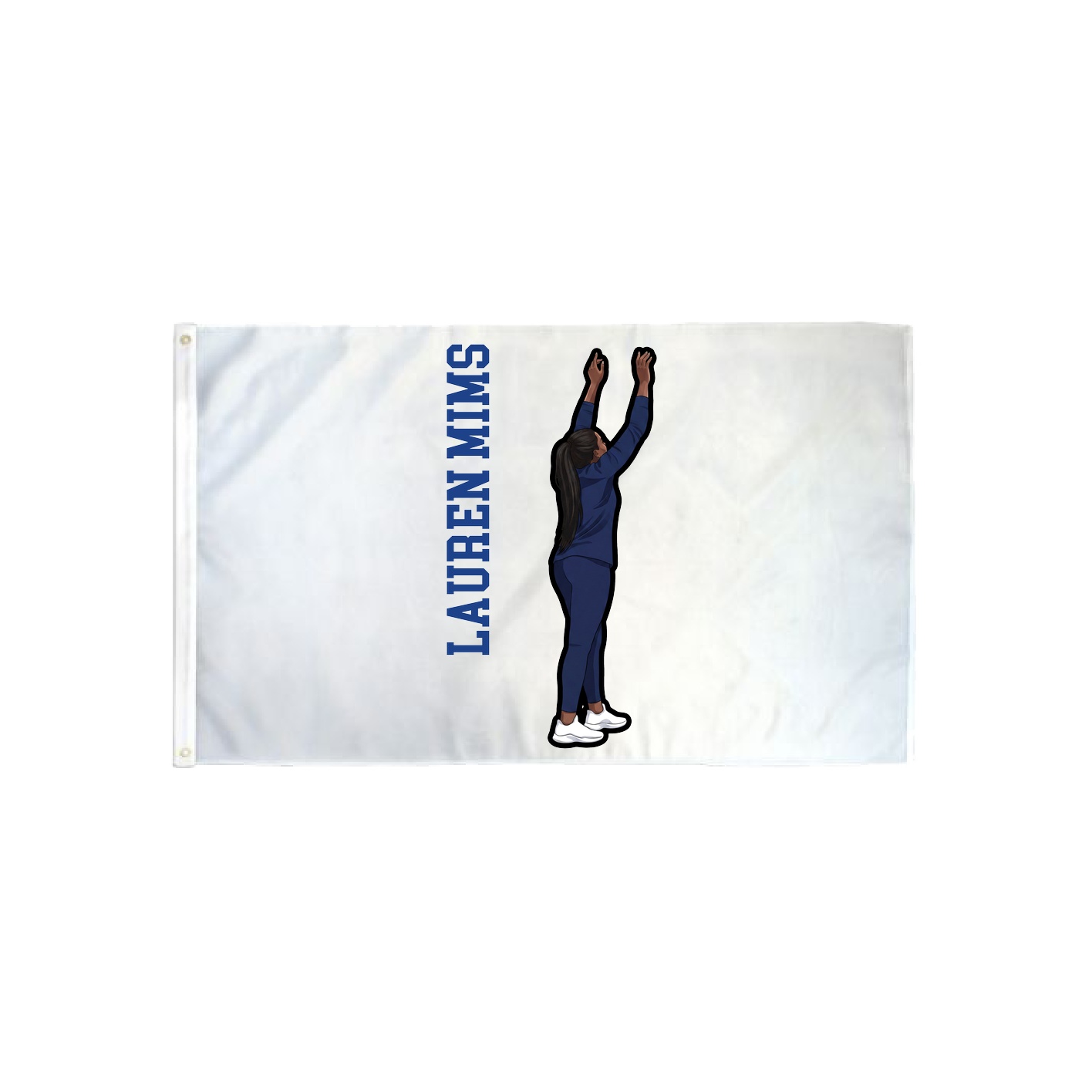 3x5 Flag — Name Vertical in Classic