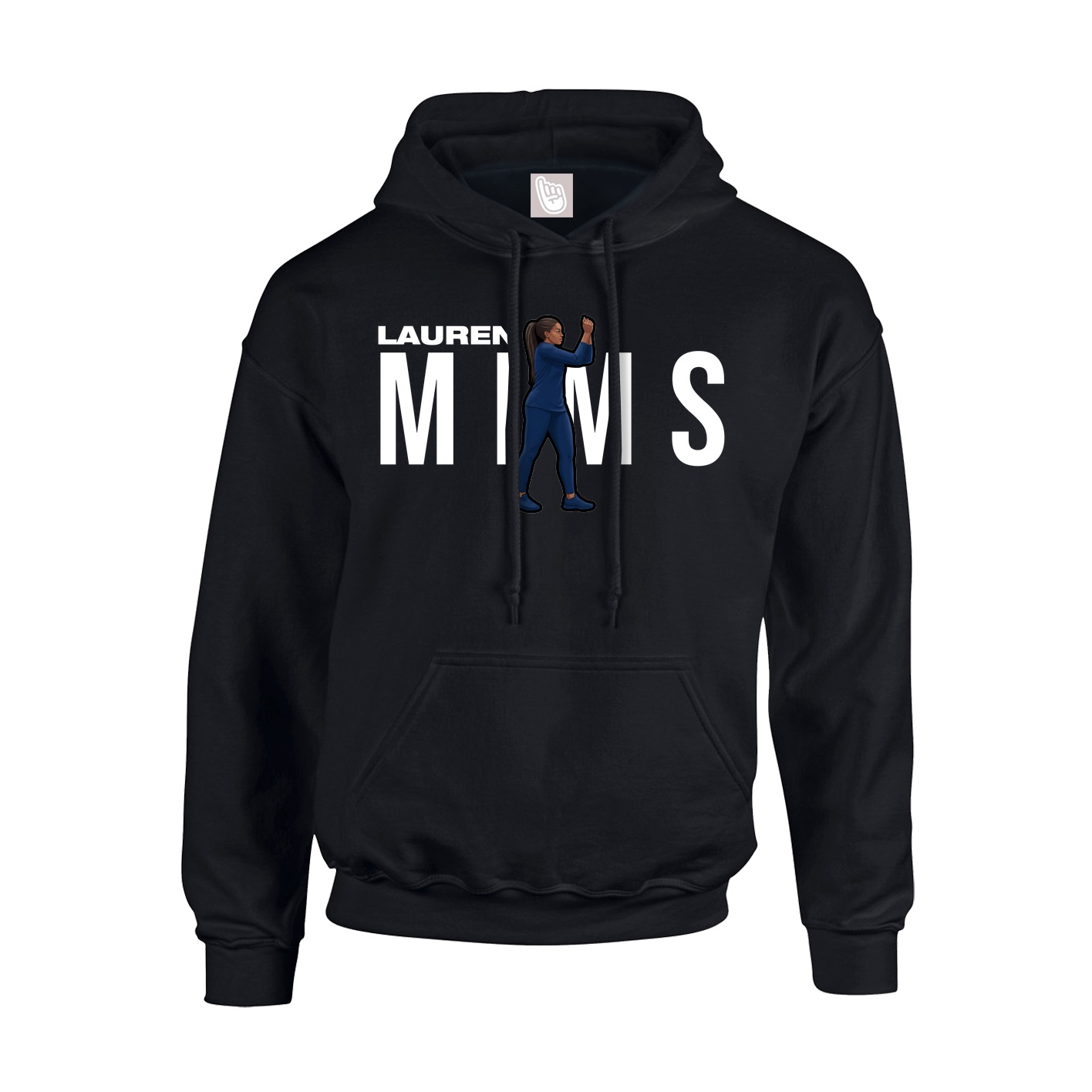 Hoodie — Player Name in Black