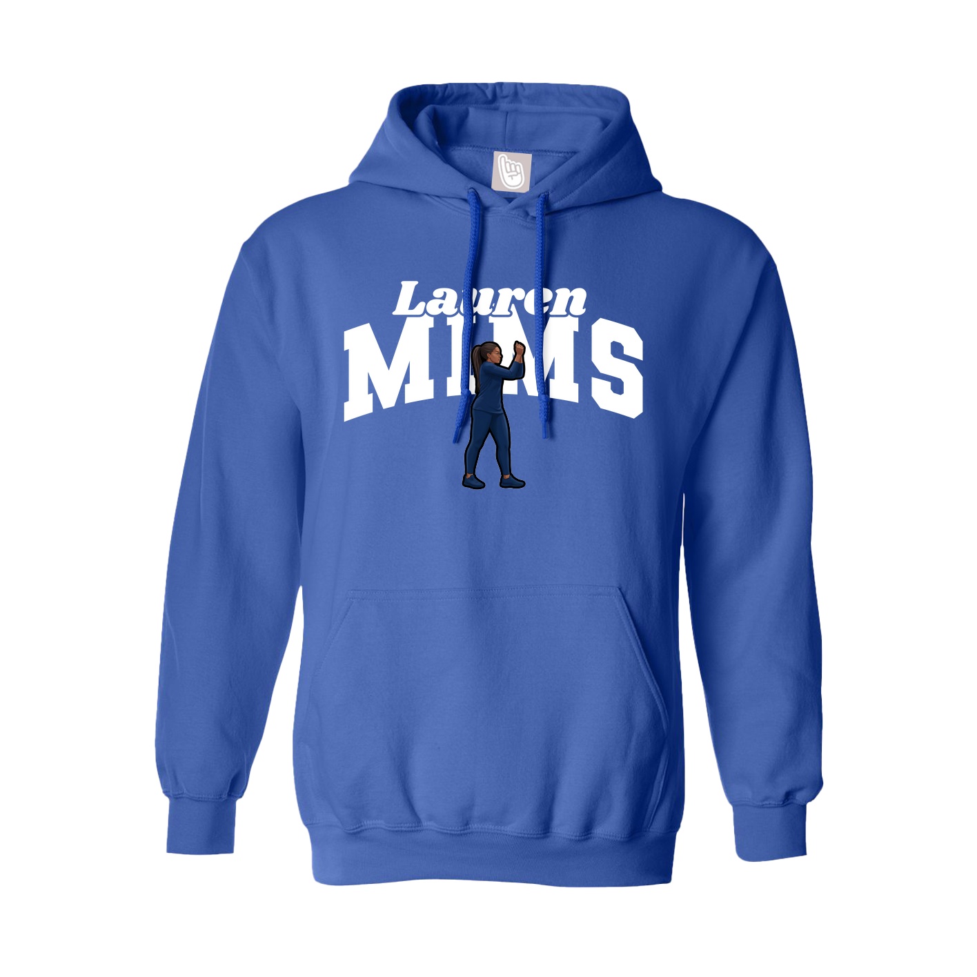 Hoodie — Signature Arch in Royal