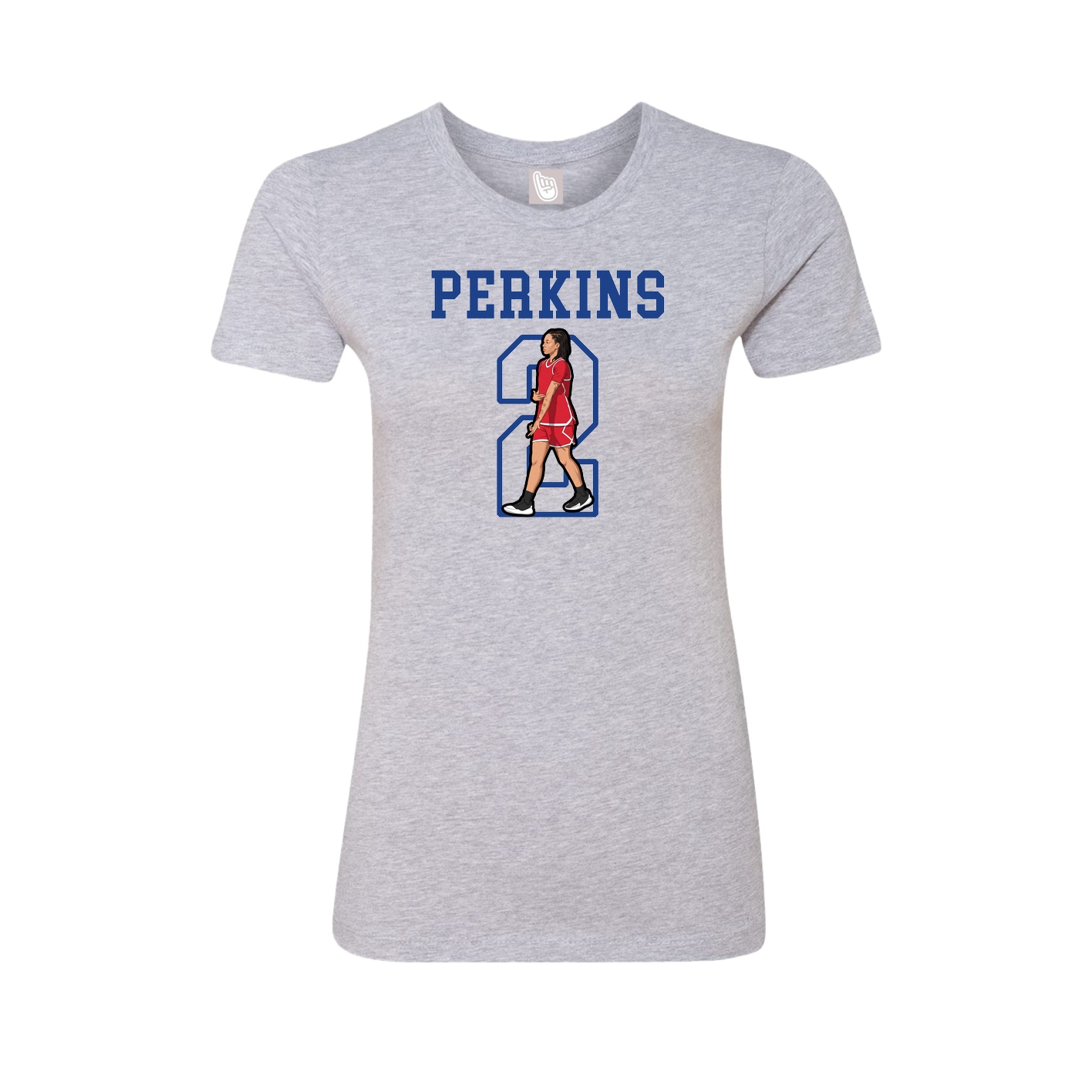 Fitted Women's Tee — Shirsey in Grey