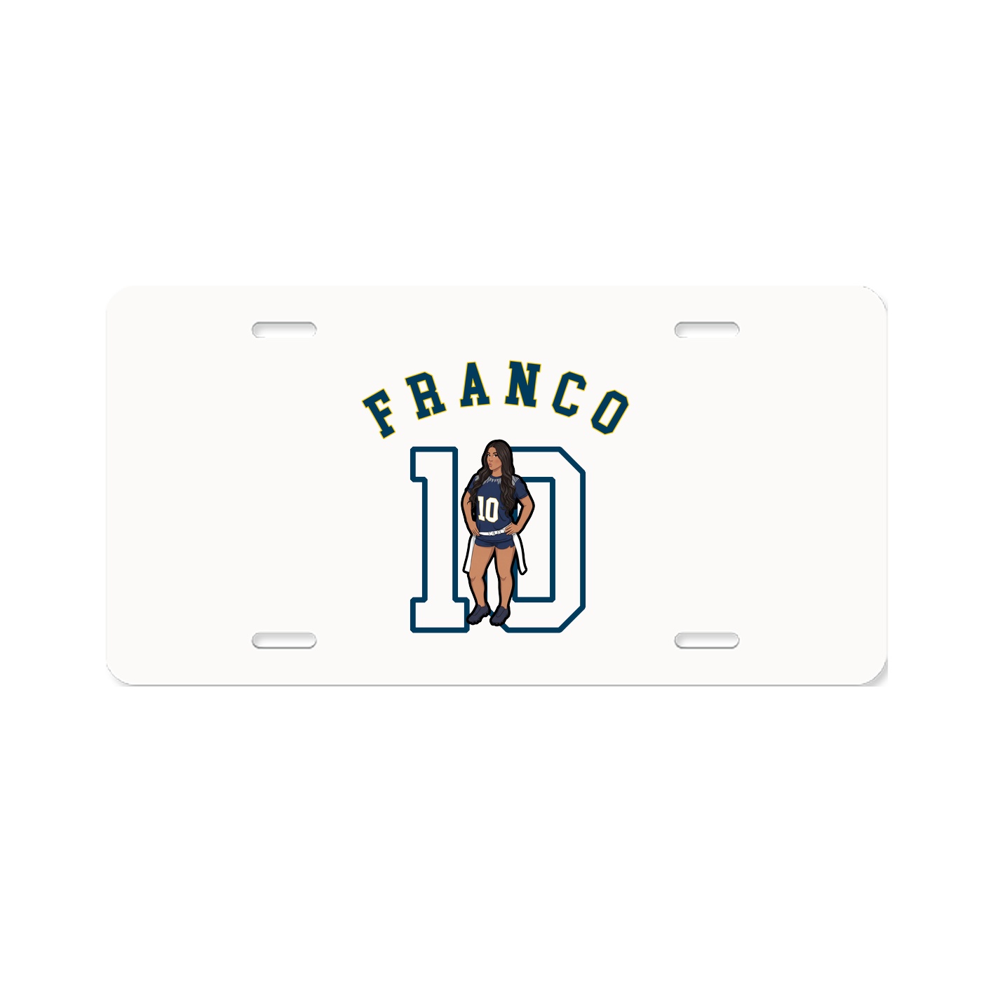 License Plate — Shirsey Arch in Classic