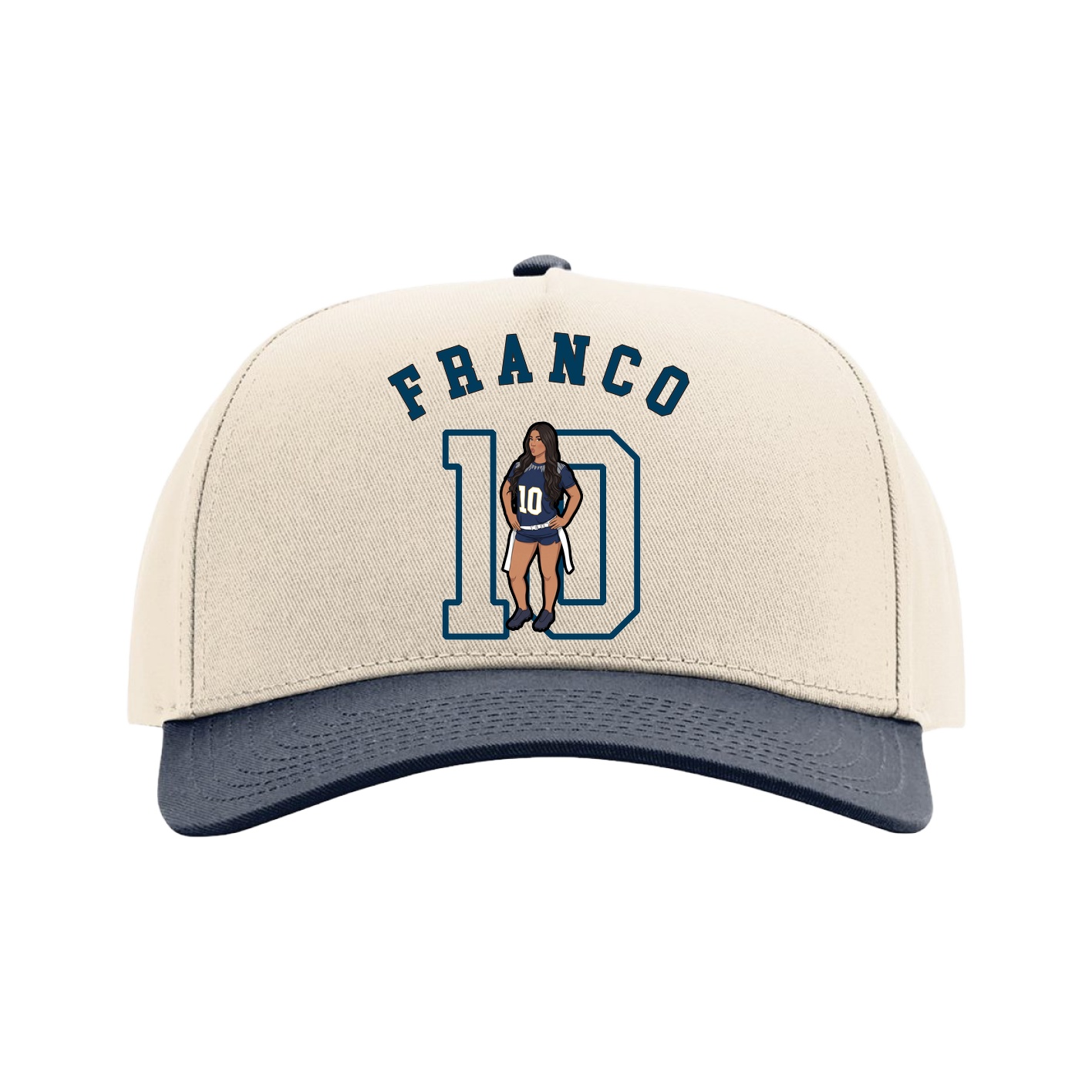 Full Fabric Five-Panel Champ Cap