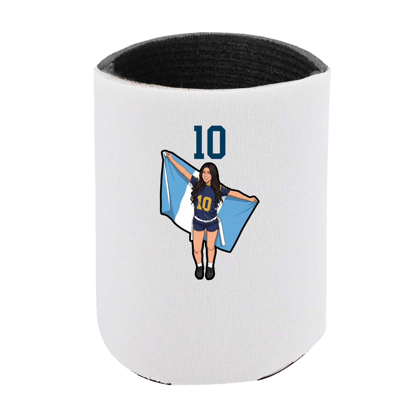Can Holder — Number Top in White