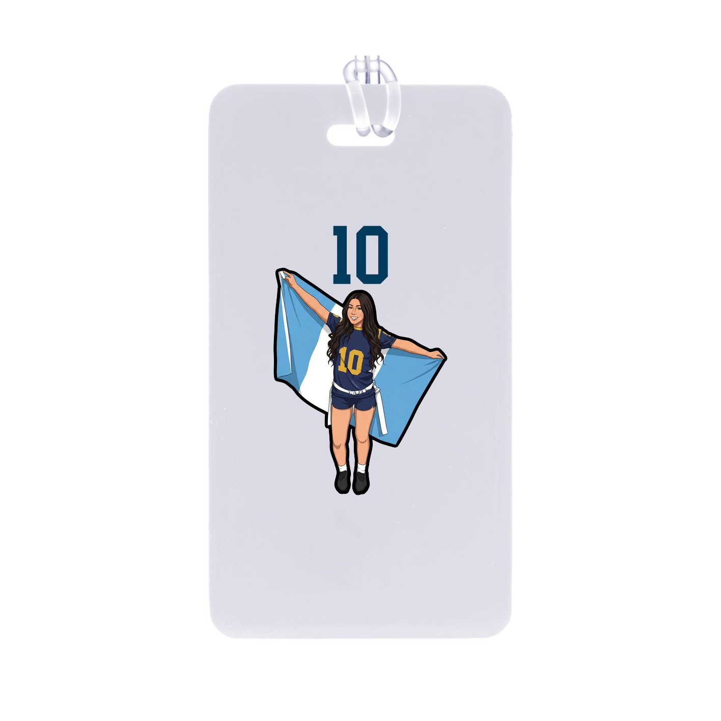 Bag Tag — Number Top in Classic