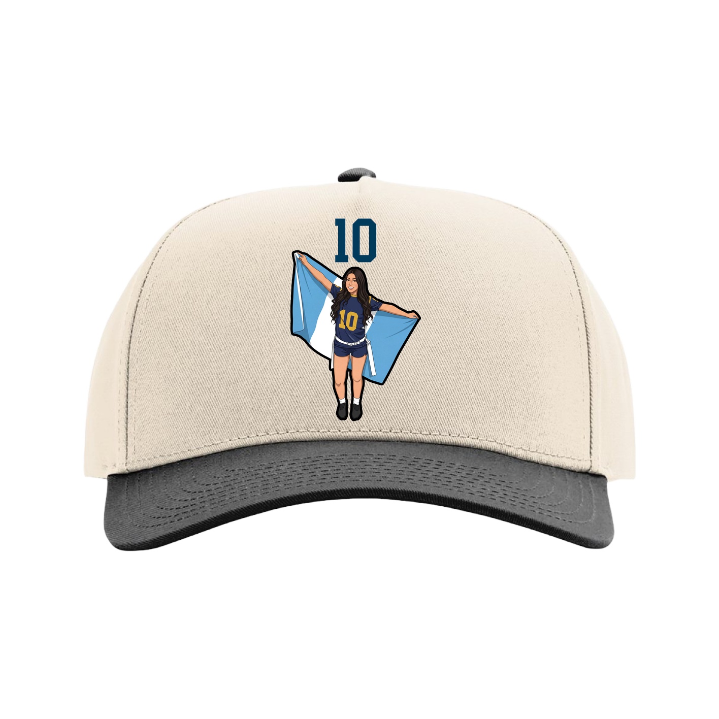 Full Fabric Five-Panel Champ Cap