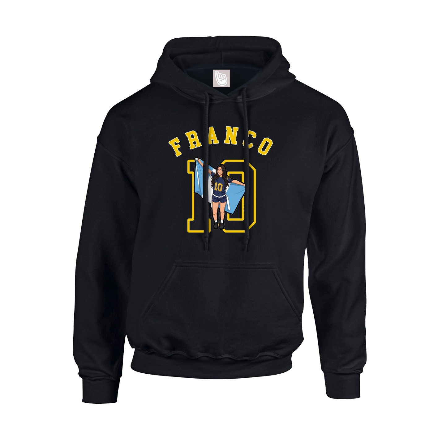 Youth Hoodie — Shirsey Arch in Black