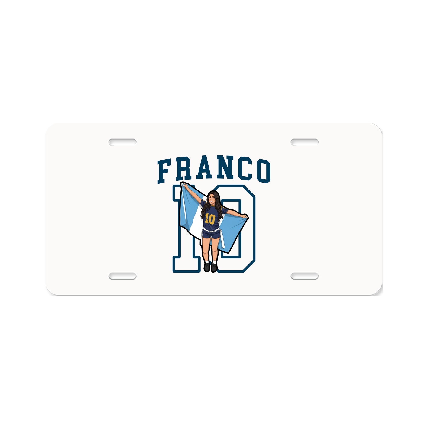 License Plate — Shirsey in Classic