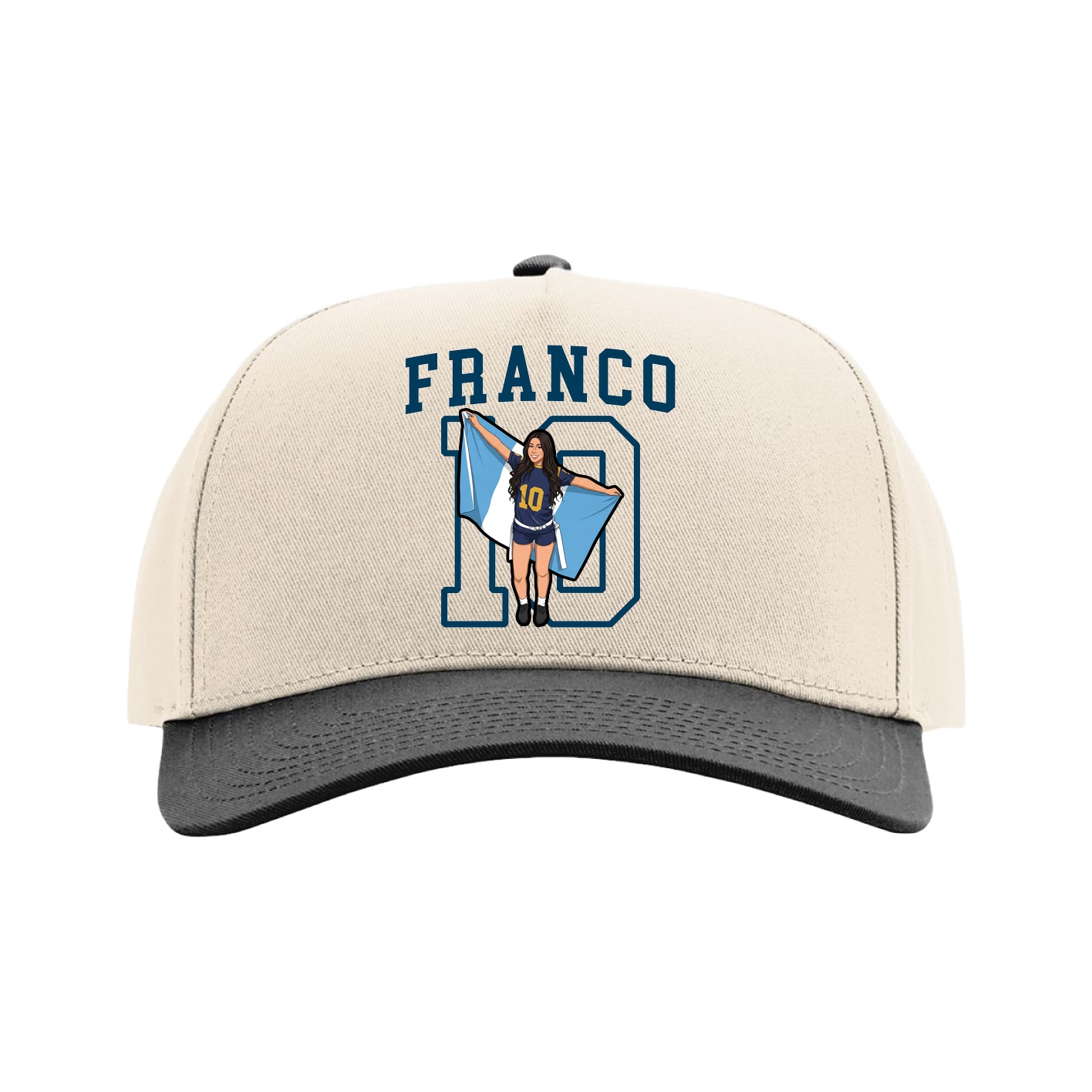 Full Fabric Five-Panel Champ Cap