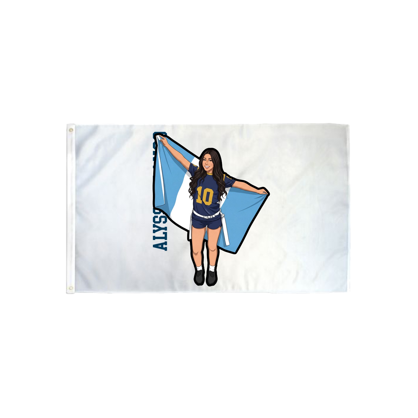 3x5 Flag — Name Vertical in Classic