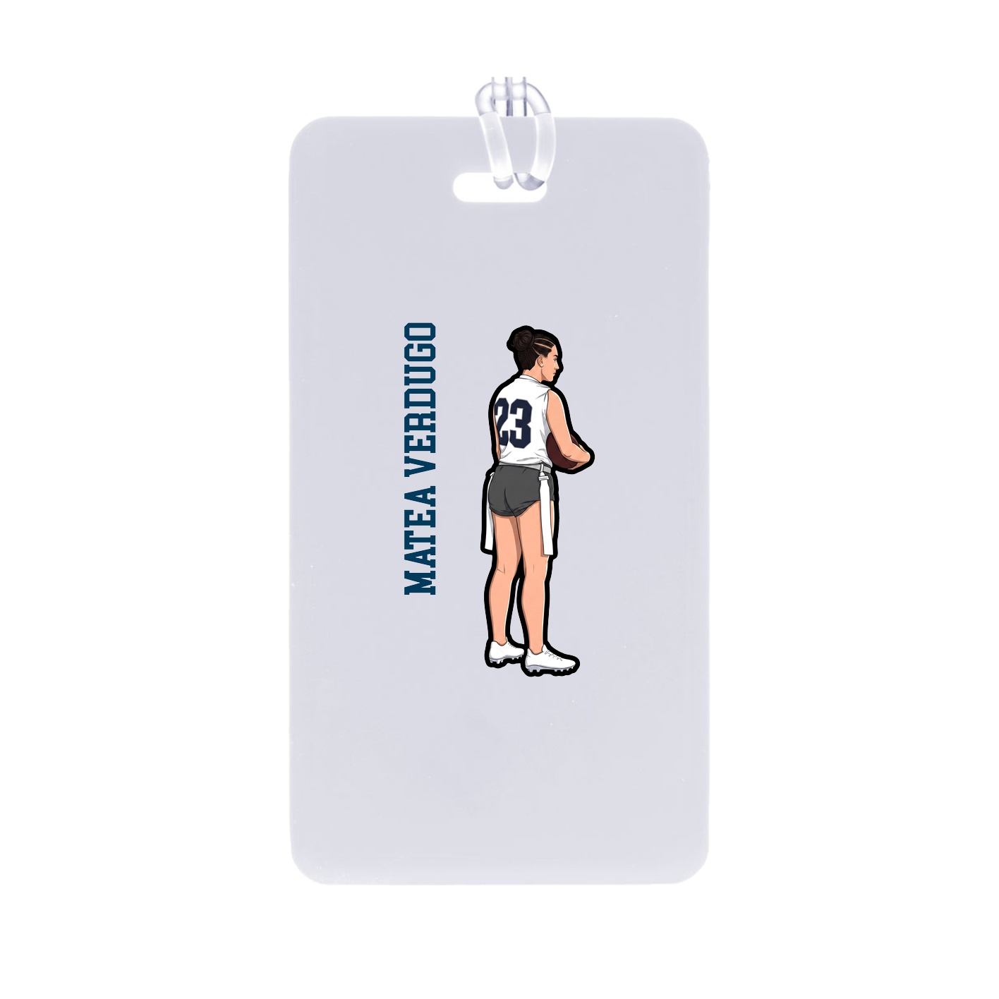 Bag Tag — Name Vertical in Classic