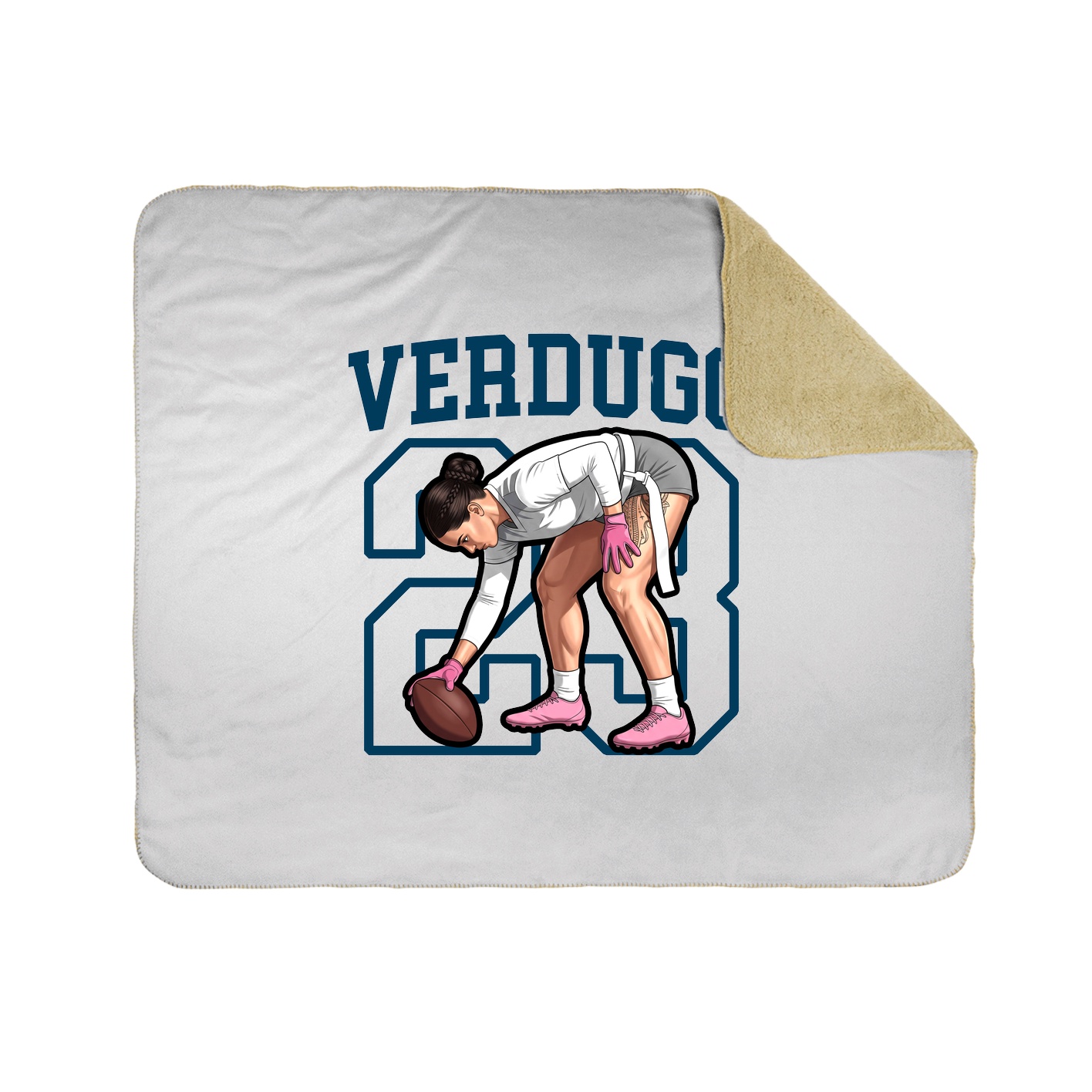 Throw Blanket — Shirsey in White