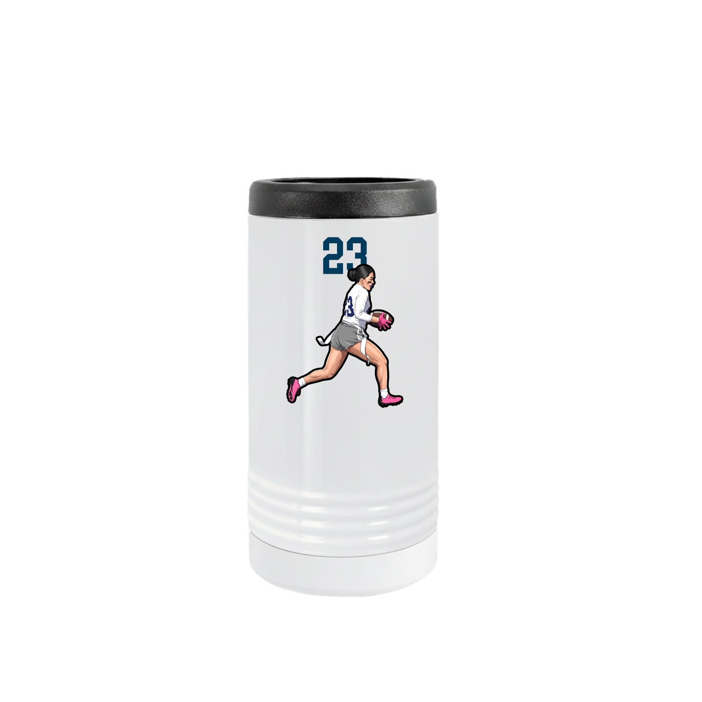 Slim Beverage Holder — Number Top in White