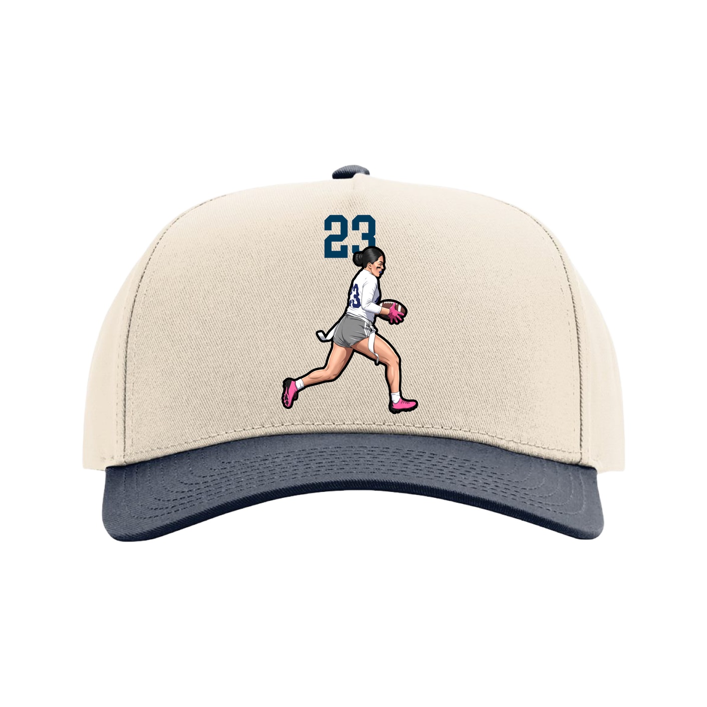 Full Fabric Five-Panel Champ Cap