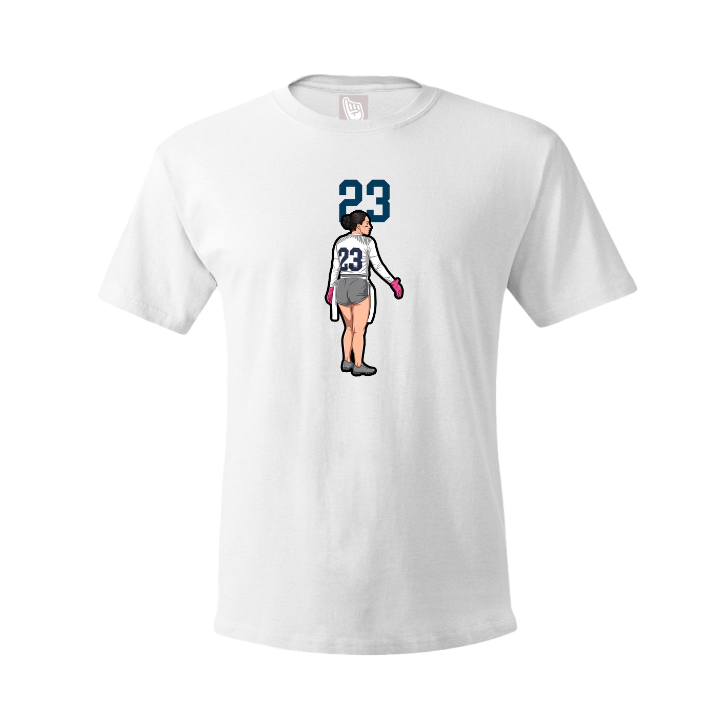 Tee — Number Top in White