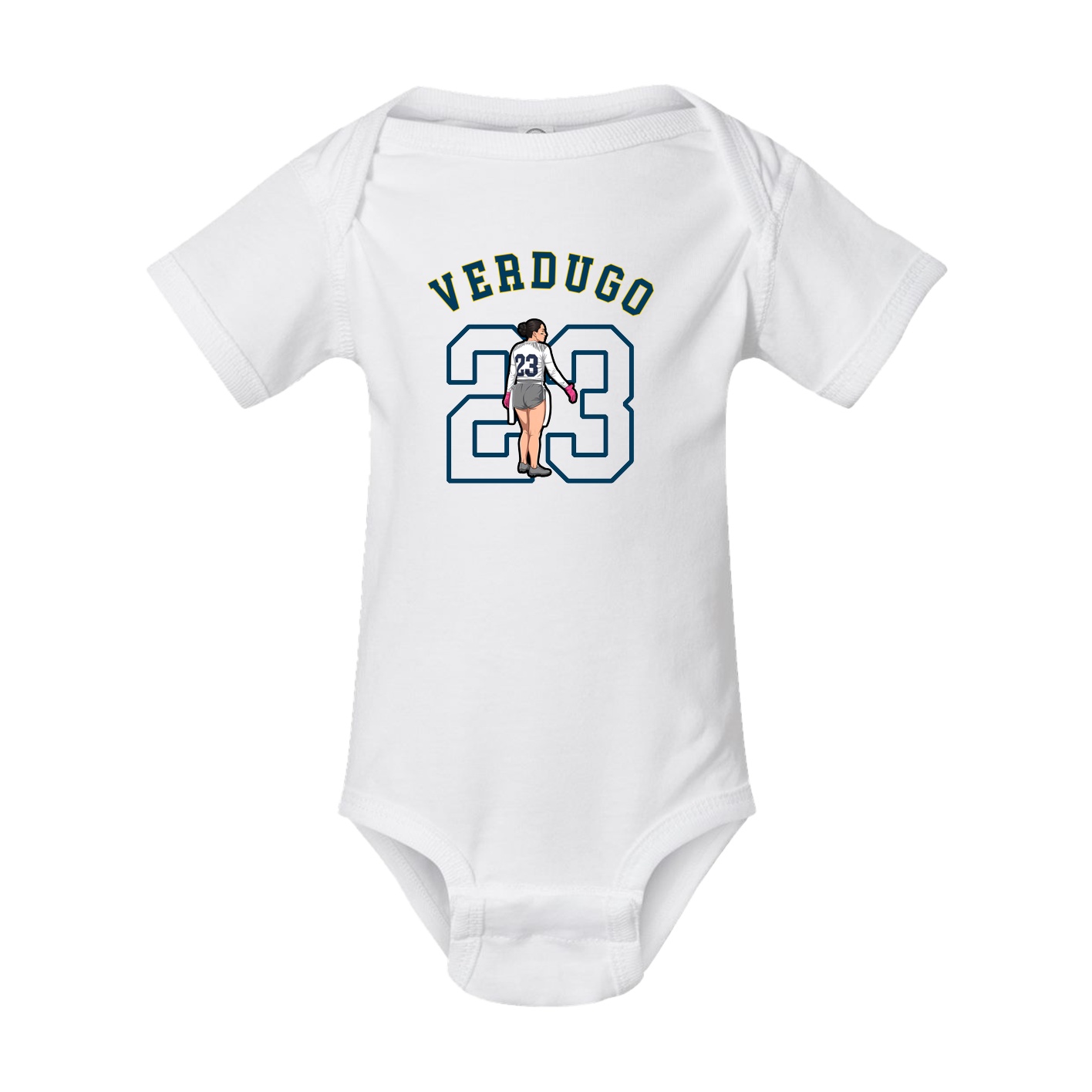 Baby Onesie — Shirsey Arch in White