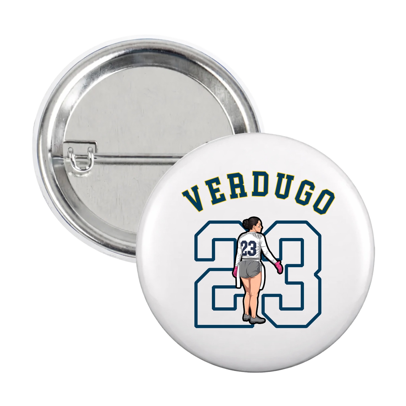 Game Day Button — Shirsey Arch in White