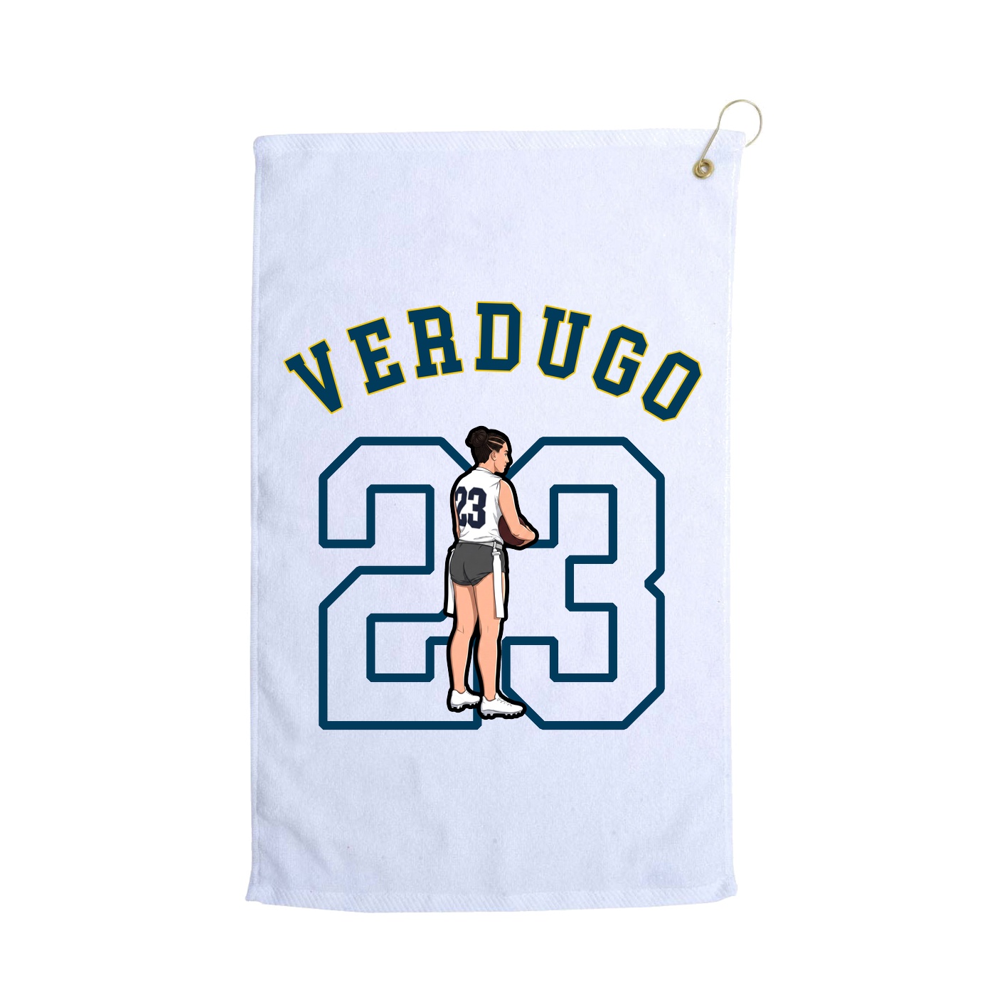Golf Towel — Shirsey Arch in White
