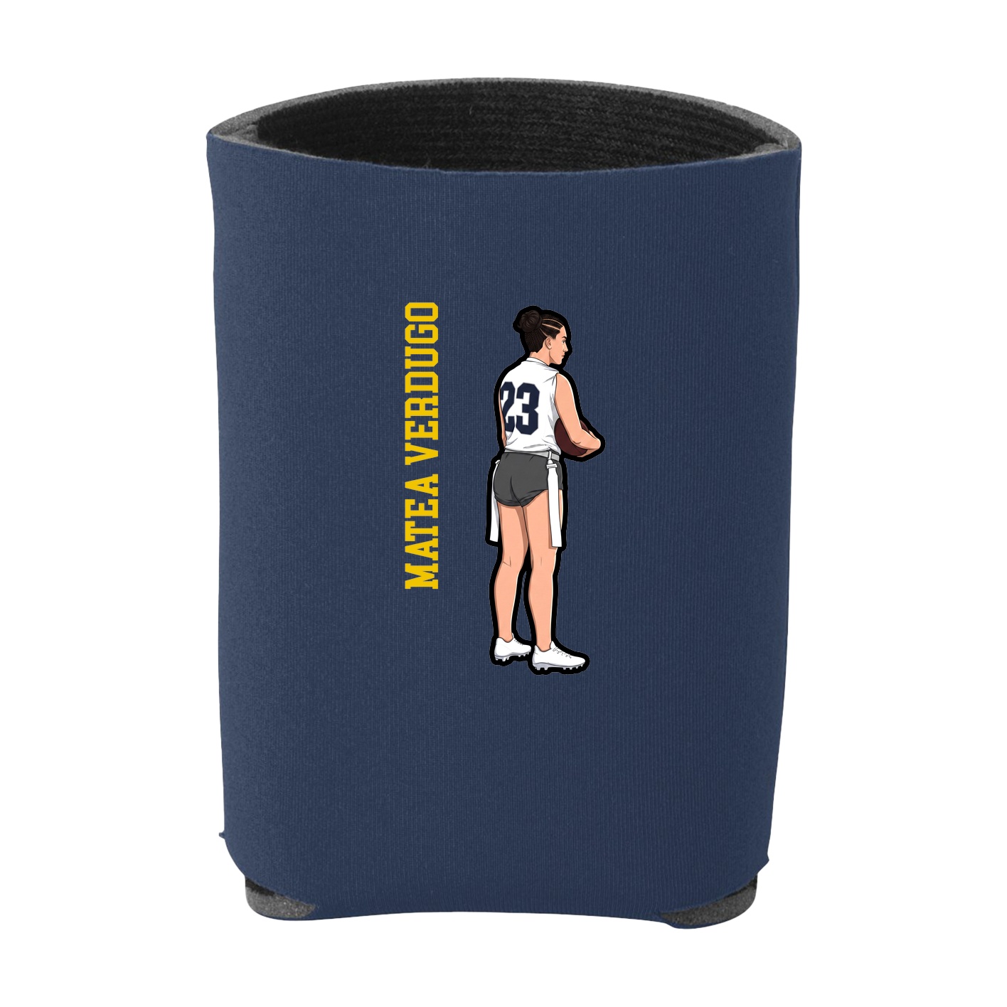 Can Holder — Name Vertical in Navy