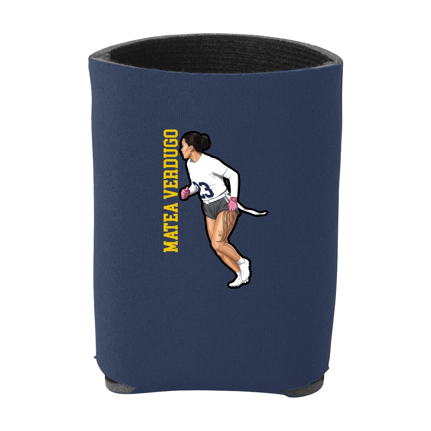 Can Holder — Name Vertical in Navy