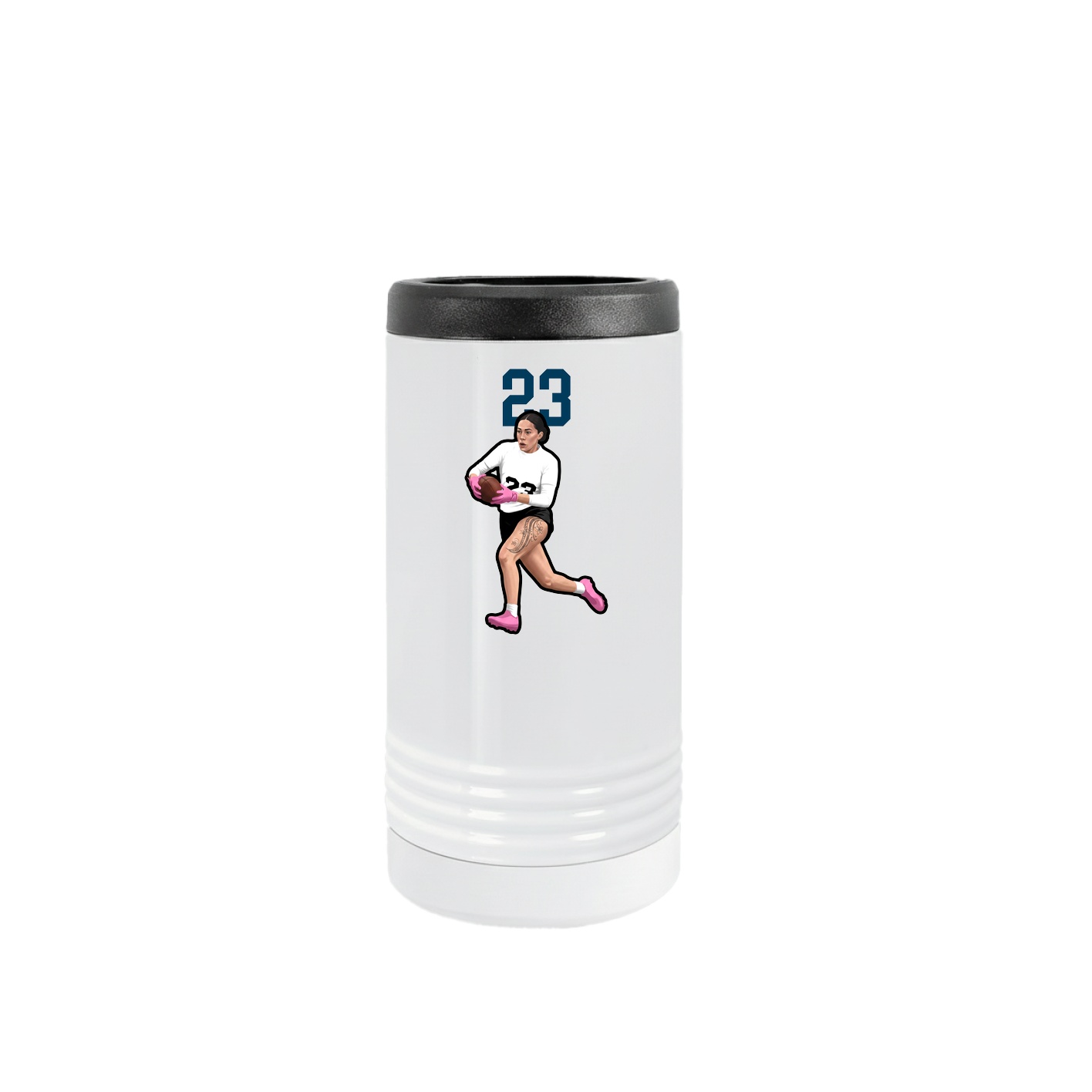 Slim Beverage Holder — Number Top in White