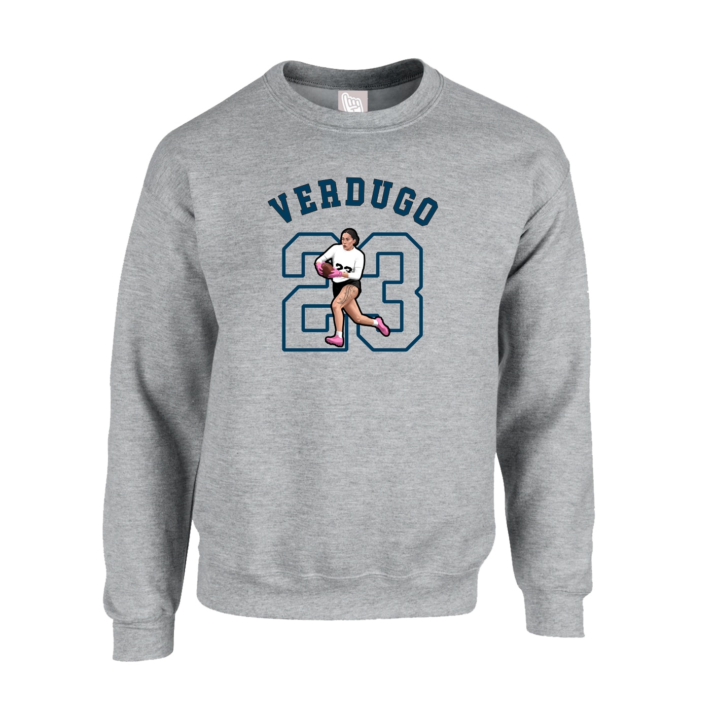 Fleece Crew — Shirsey Arch in Grey
