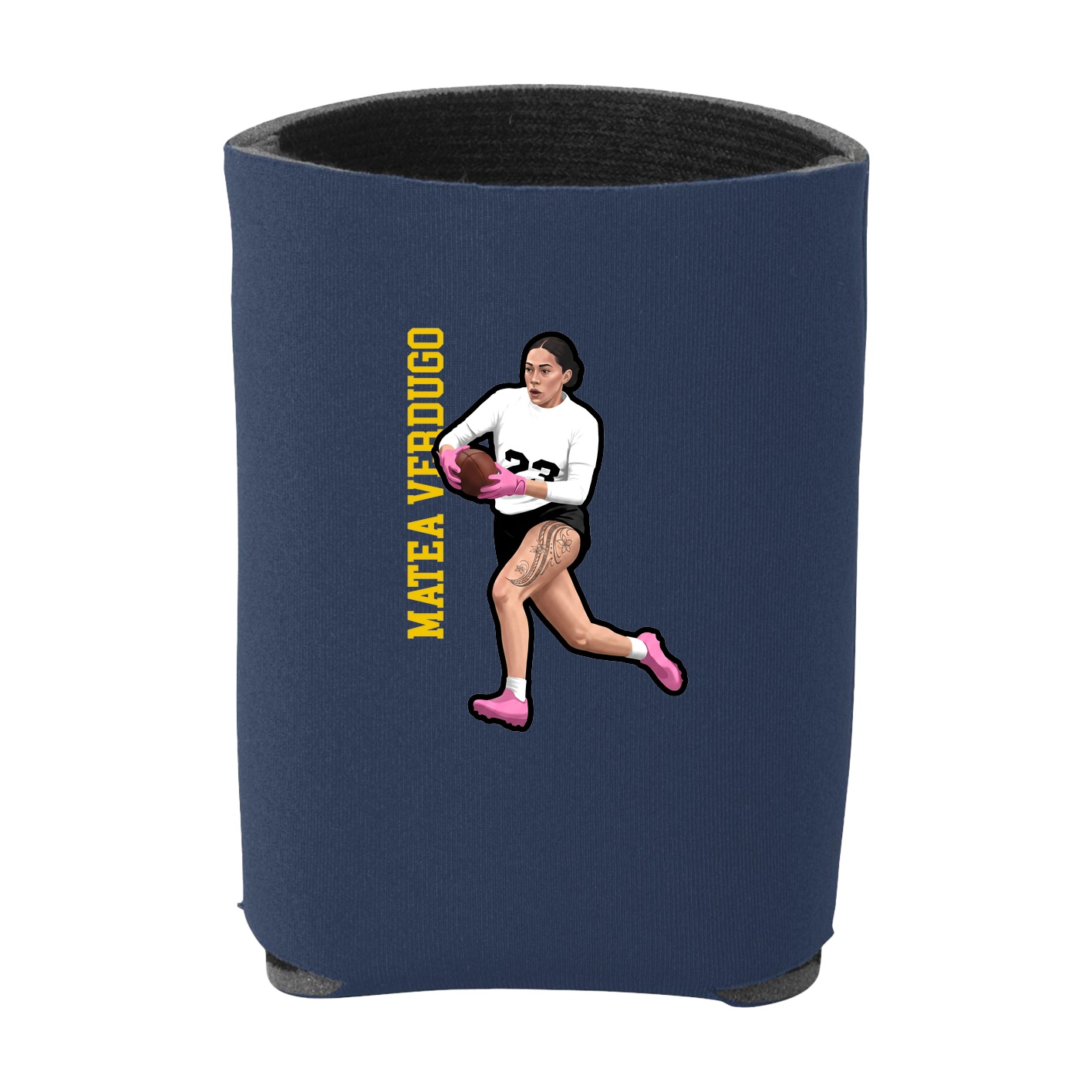 Can Holder — Name Vertical in Navy