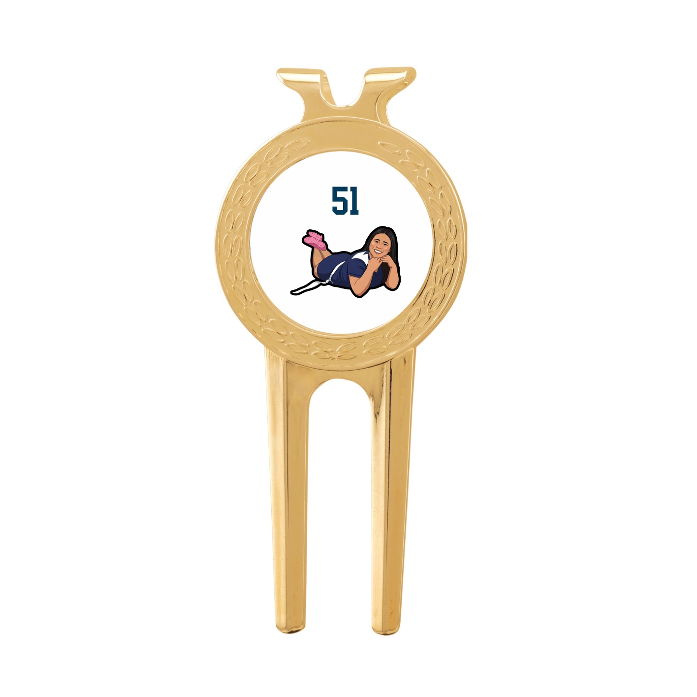 Divot Tool with Ball Marker — Number Top in Classic
