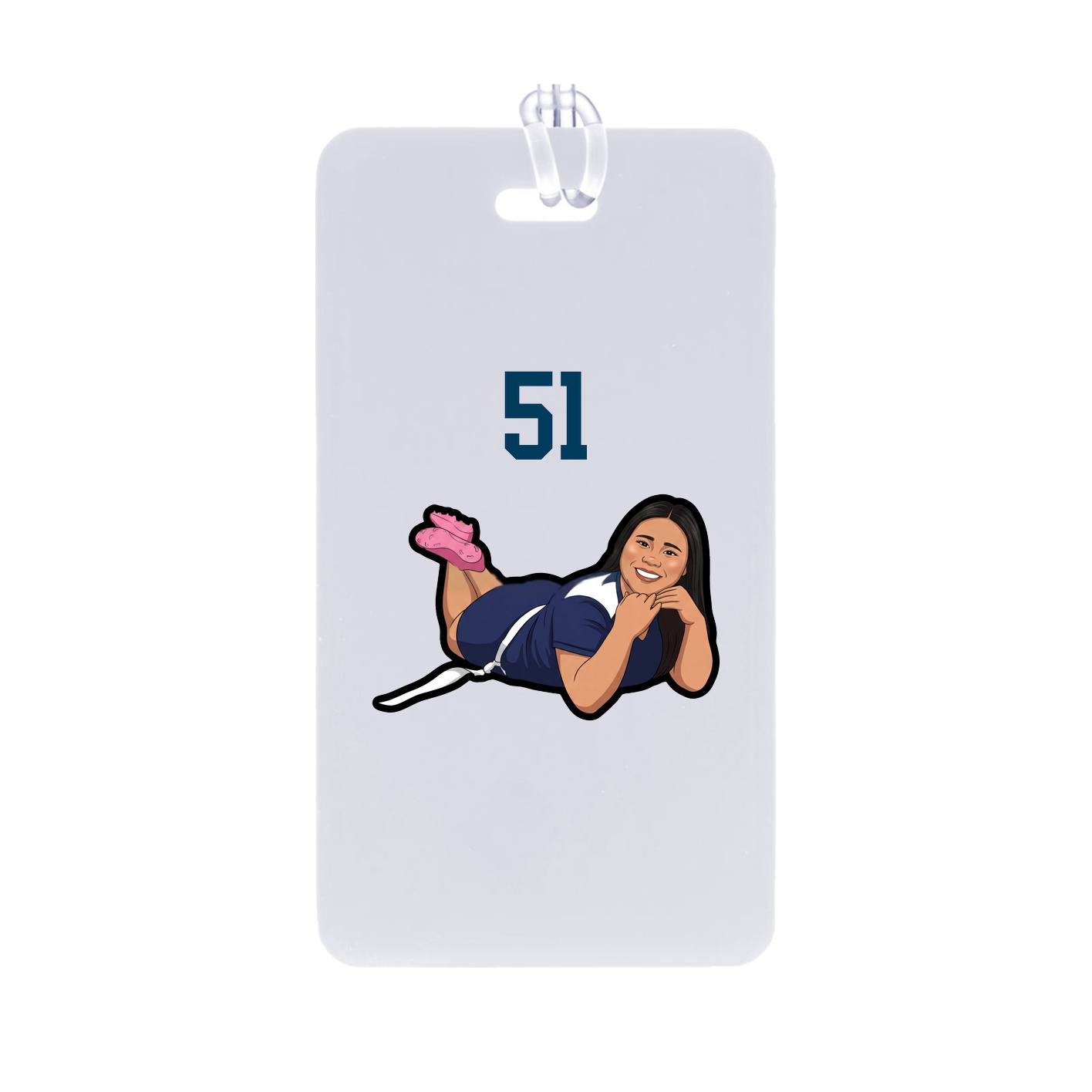 Bag Tag — Number Top in Classic