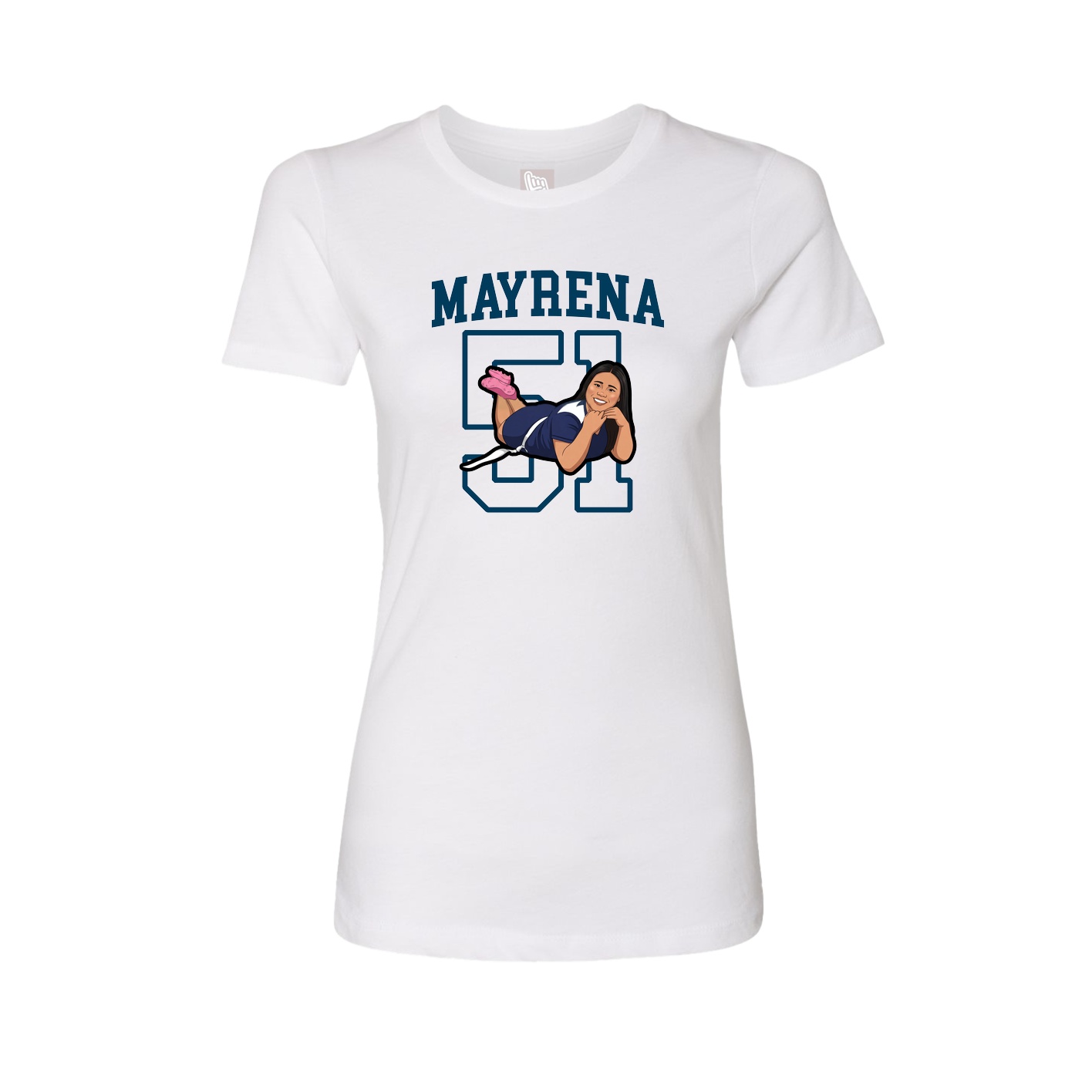 Fitted Women's Tee — Shirsey in White