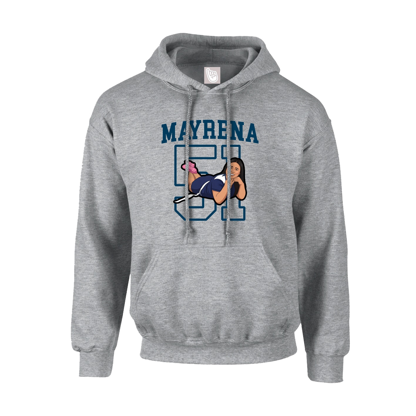 Hoodie — Shirsey in Grey