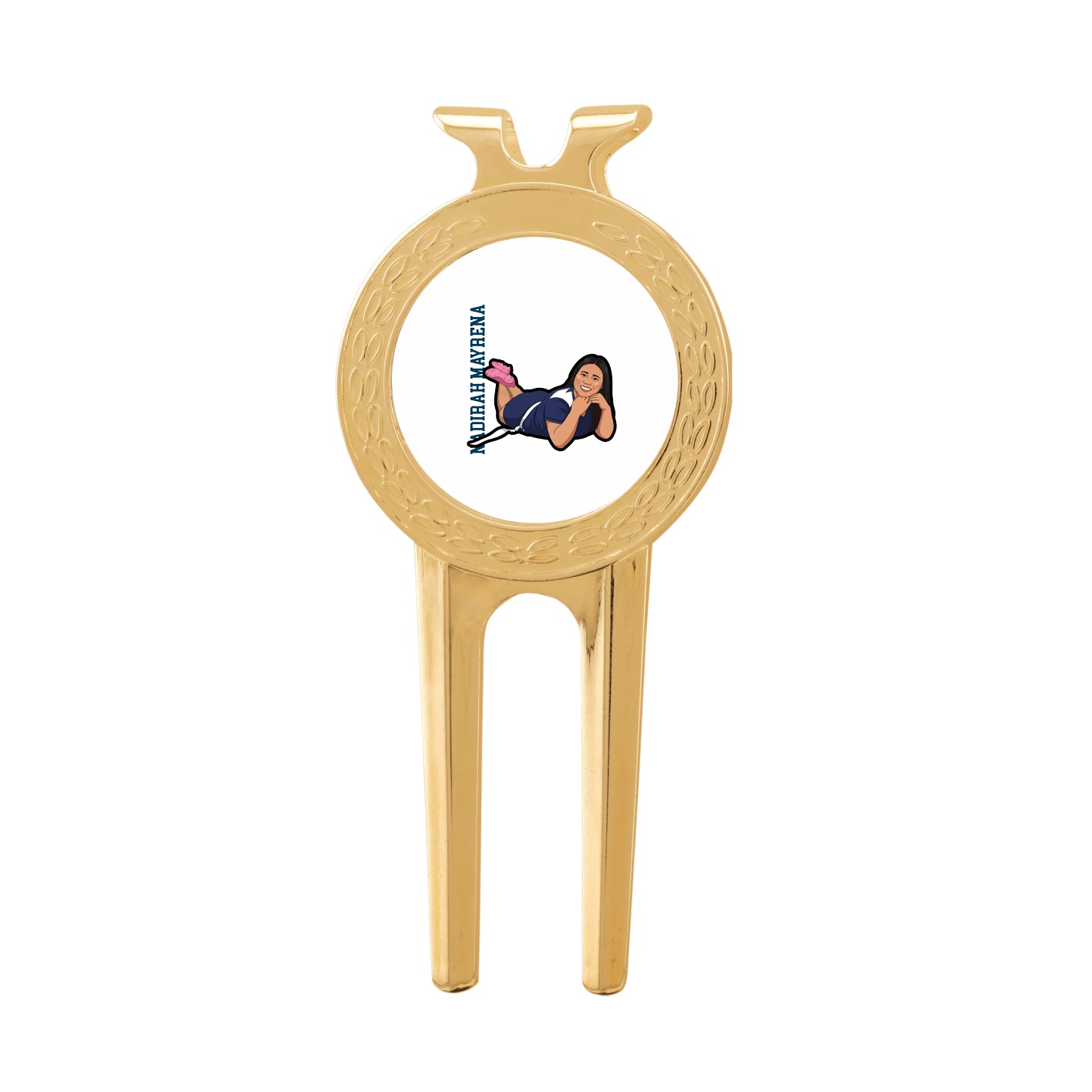 Divot Tool with Ball Marker — Name Vertical in Classic