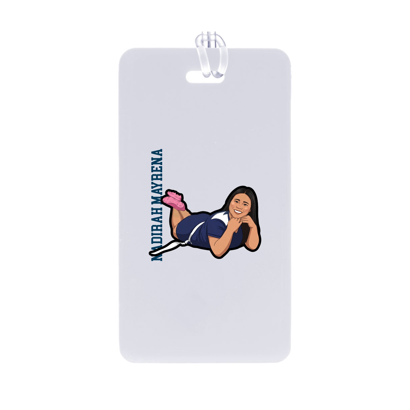 Bag Tag — Name Vertical in Classic
