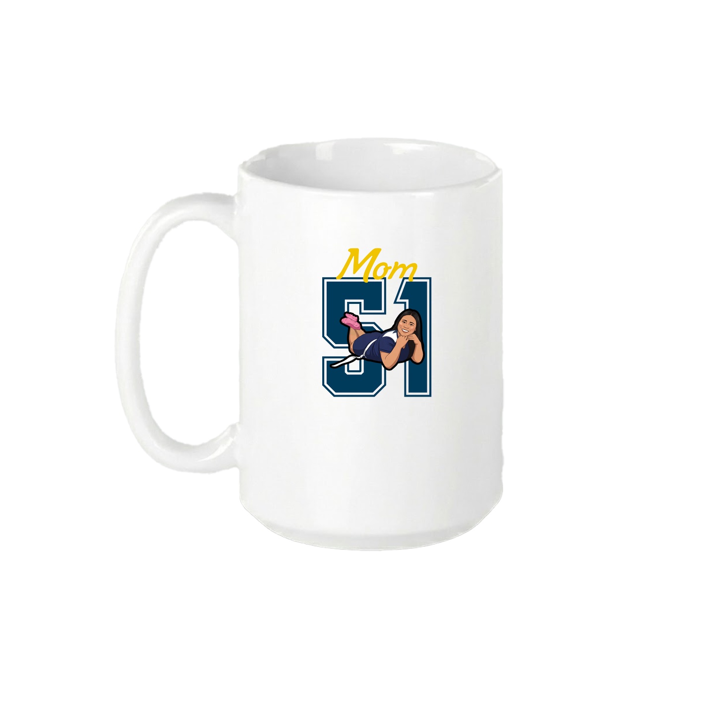 15oz Coffee Mug — Mothers Day Shirsey in White