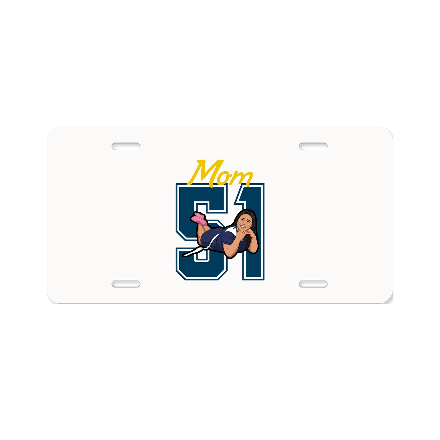 License Plate — Mothers Day Shirsey in Classic