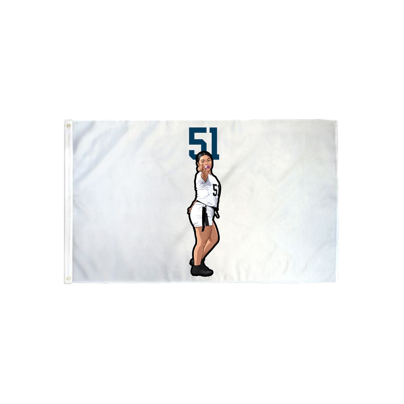 3x5 Flag — Number Top in Classic
