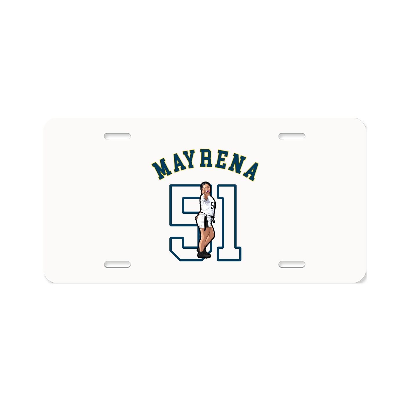 License Plate — Shirsey Arch in Classic