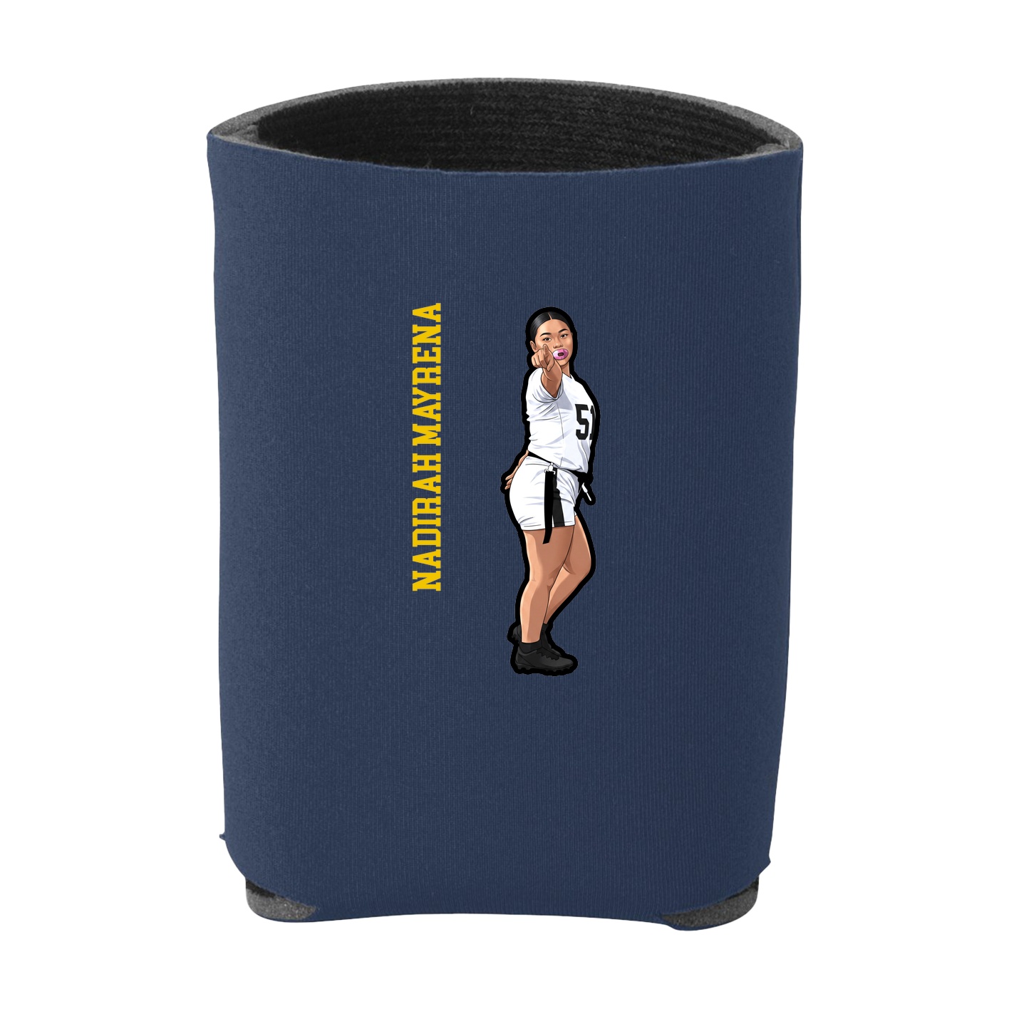 Can Holder — Name Vertical in Navy