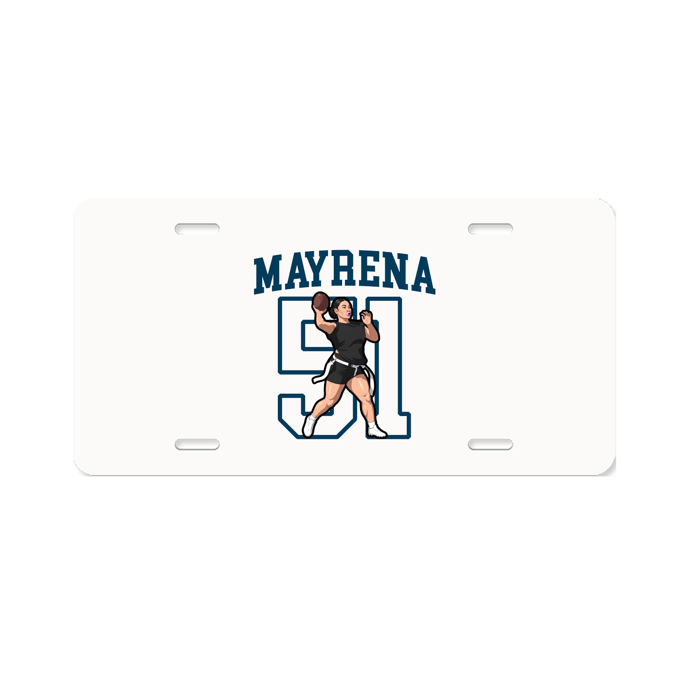 License Plate — Shirsey in Classic