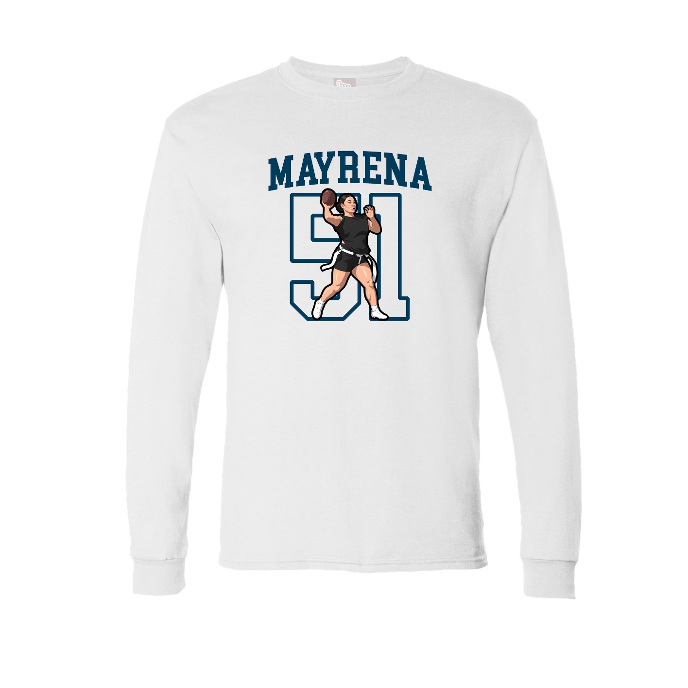 Long Sleeve Tee — Shirsey in White