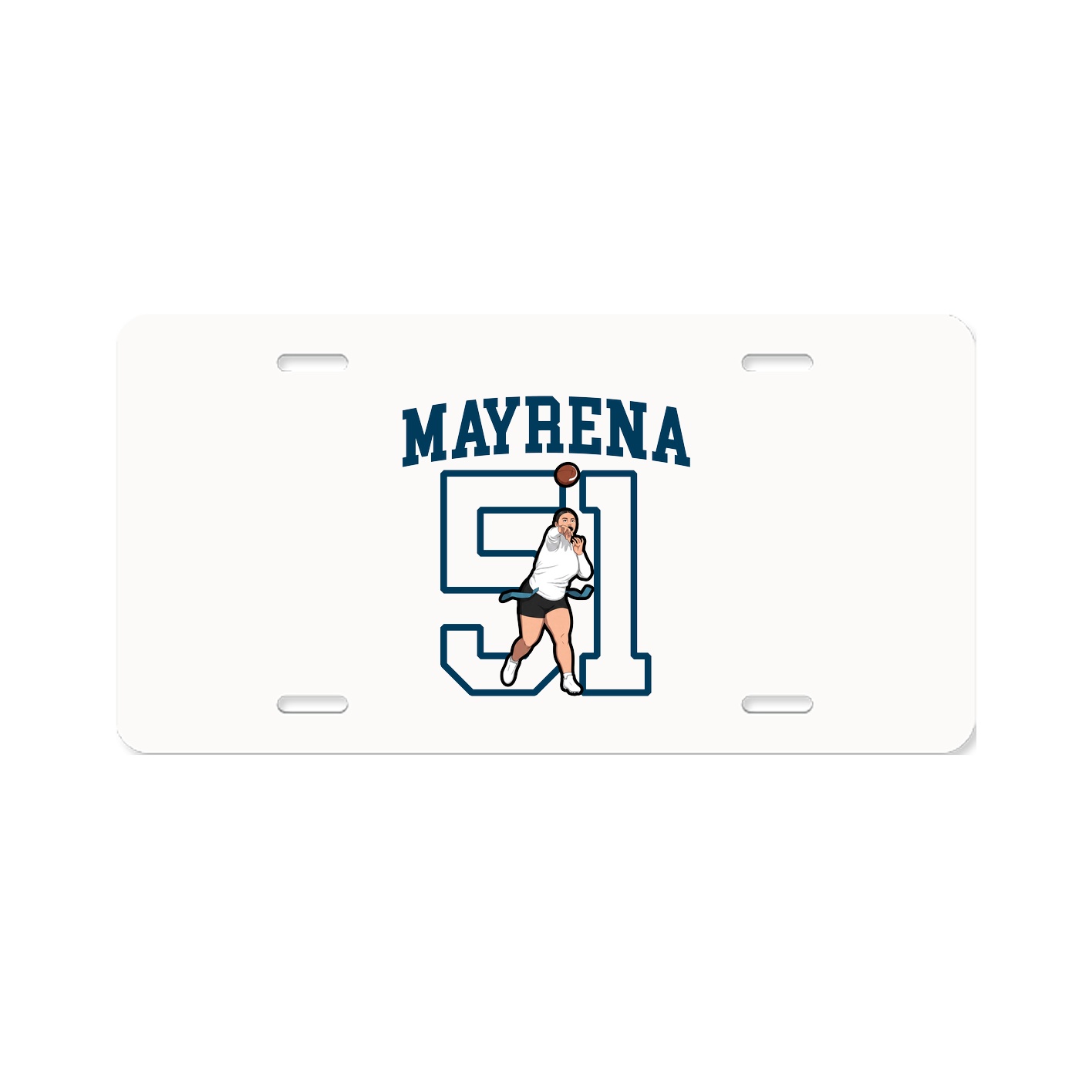 License Plate — Shirsey in Classic