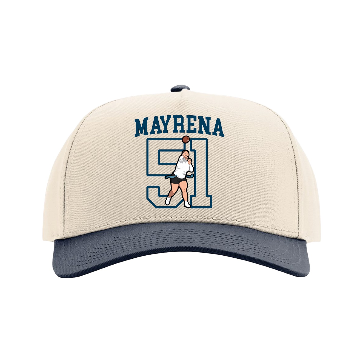 Full Fabric Five-Panel Champ Cap