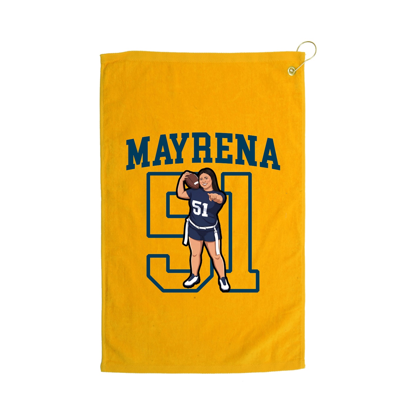 Golf Towel — Shirsey in Gold