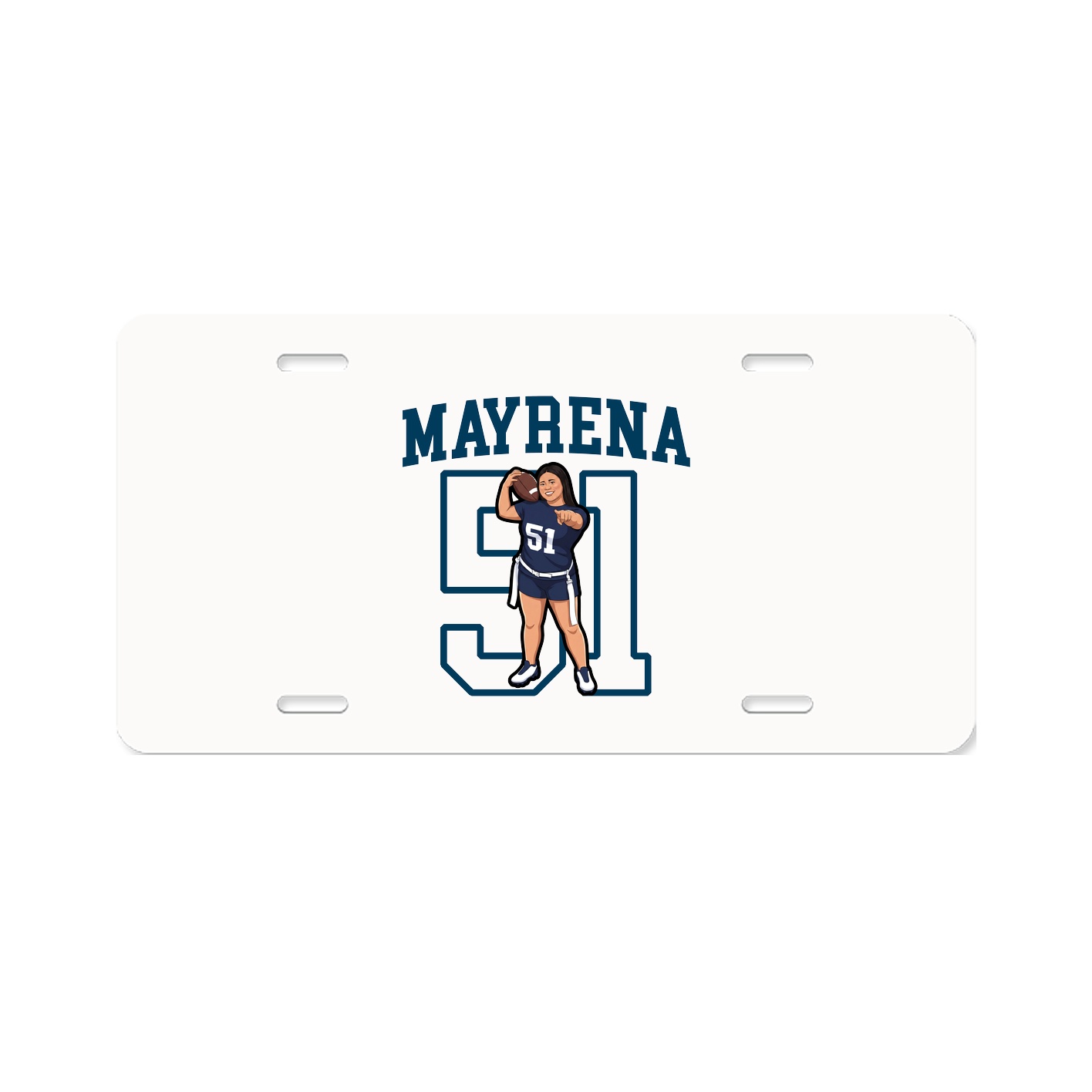 License Plate — Shirsey in Classic