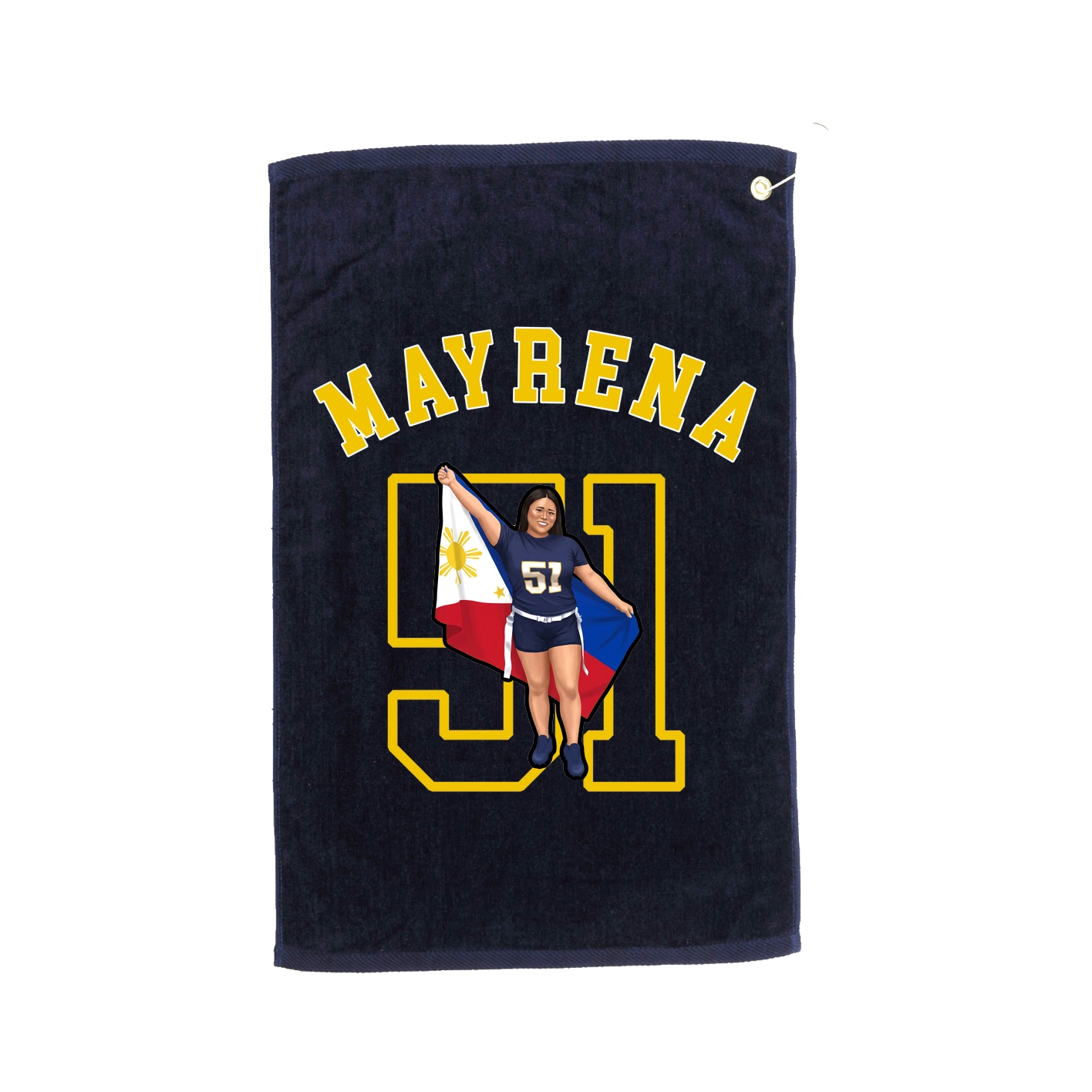 Golf Towel — Shirsey Arch in Navy