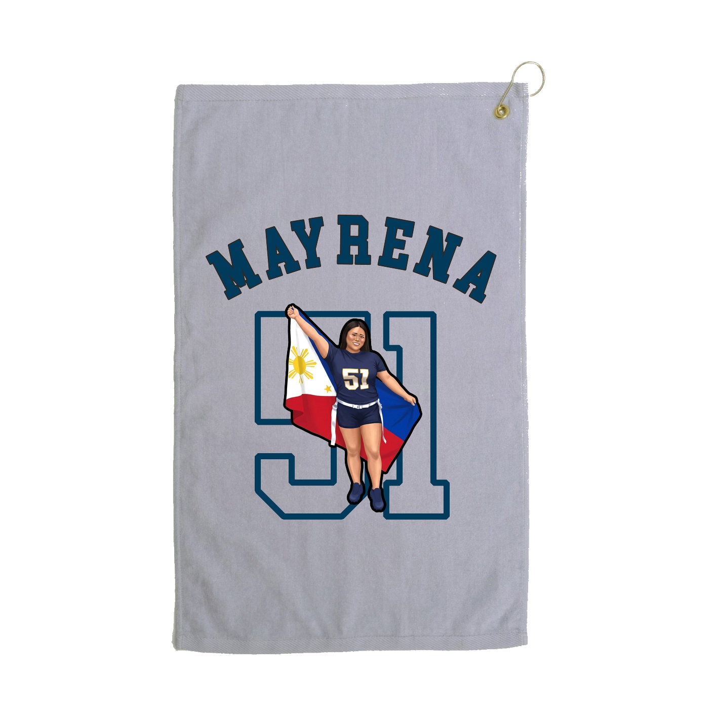 Golf Towel — Shirsey Arch in Grey