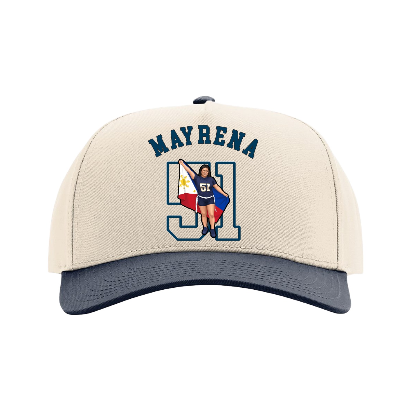 Full Fabric Five-Panel Champ Cap