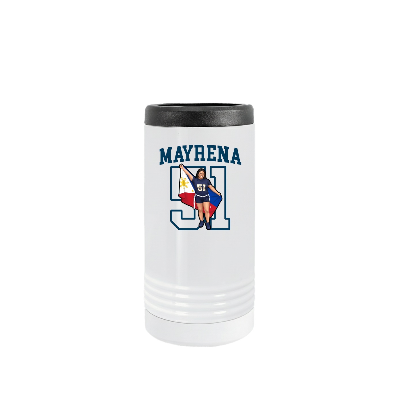 Slim Beverage Holder — Shirsey in White